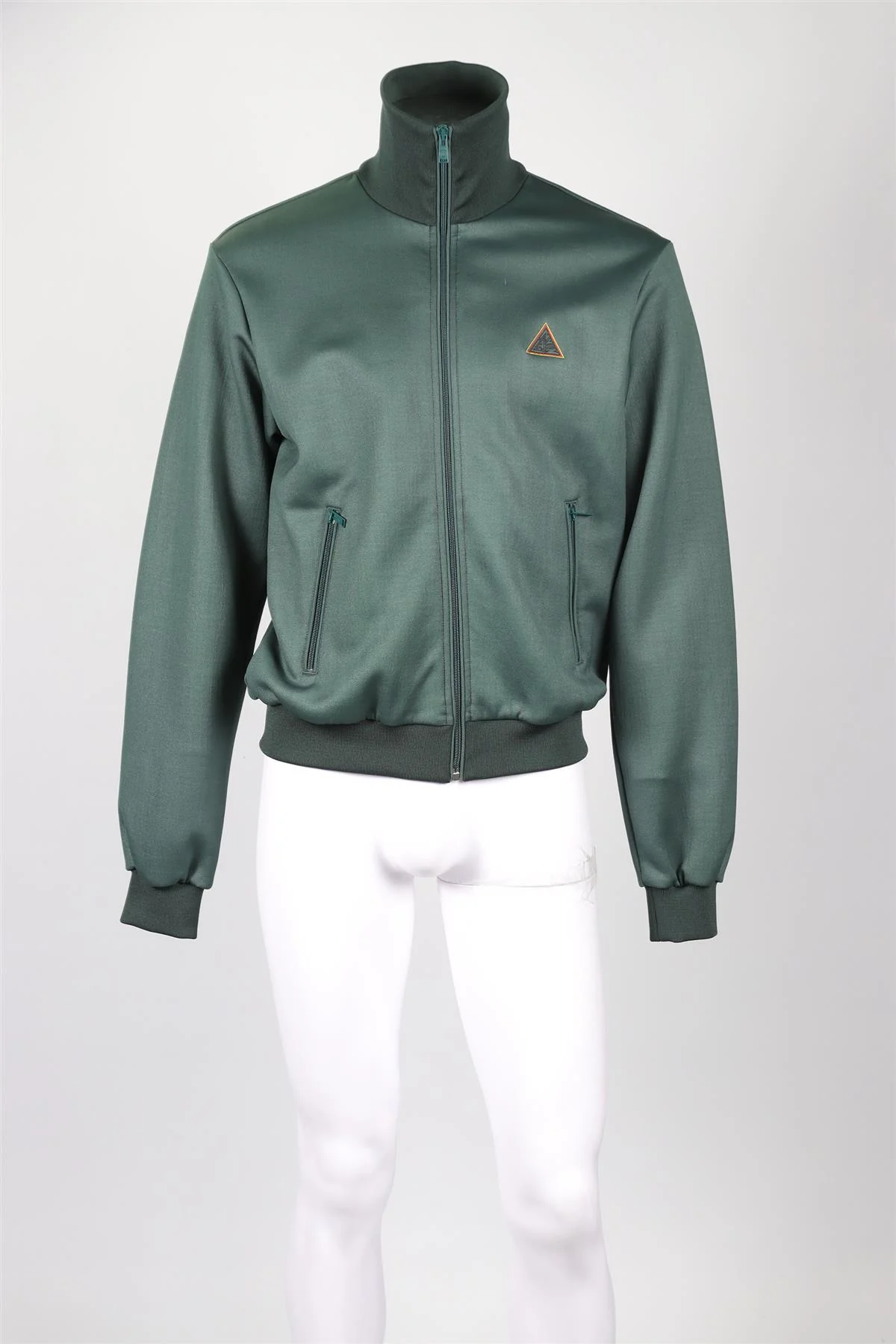 LANVIN GREEN MEN'S JERSEY JACKET MEDIUM - Image 2