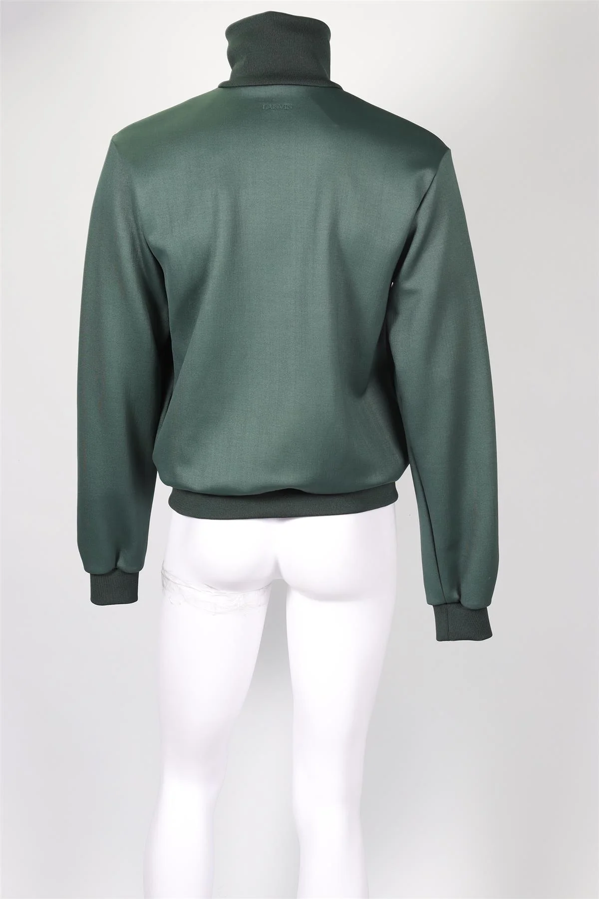 LANVIN GREEN MEN'S JERSEY JACKET MEDIUM - Image 4