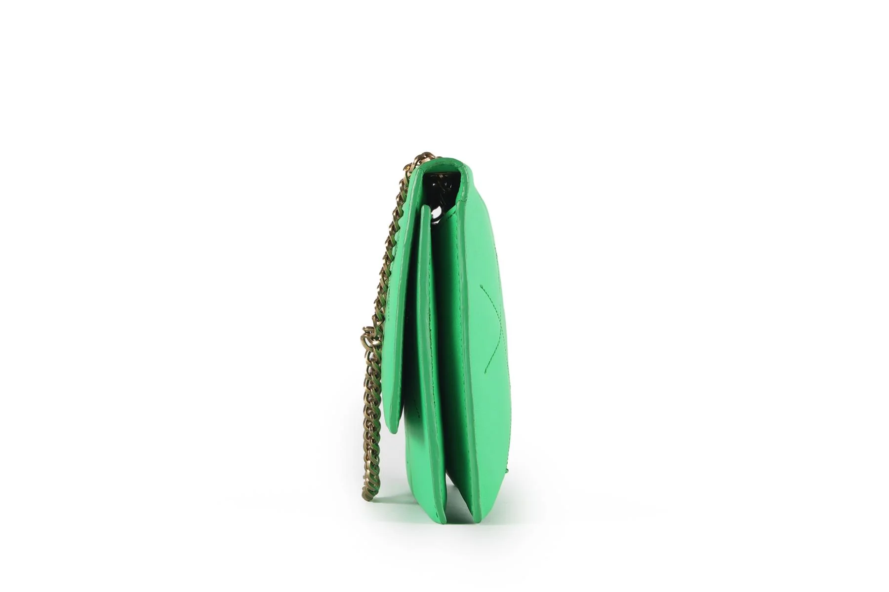 LANVIN GREEN SUGAR WALLET ON CHAIN LEATHER SHOULDER BAG - Image 5