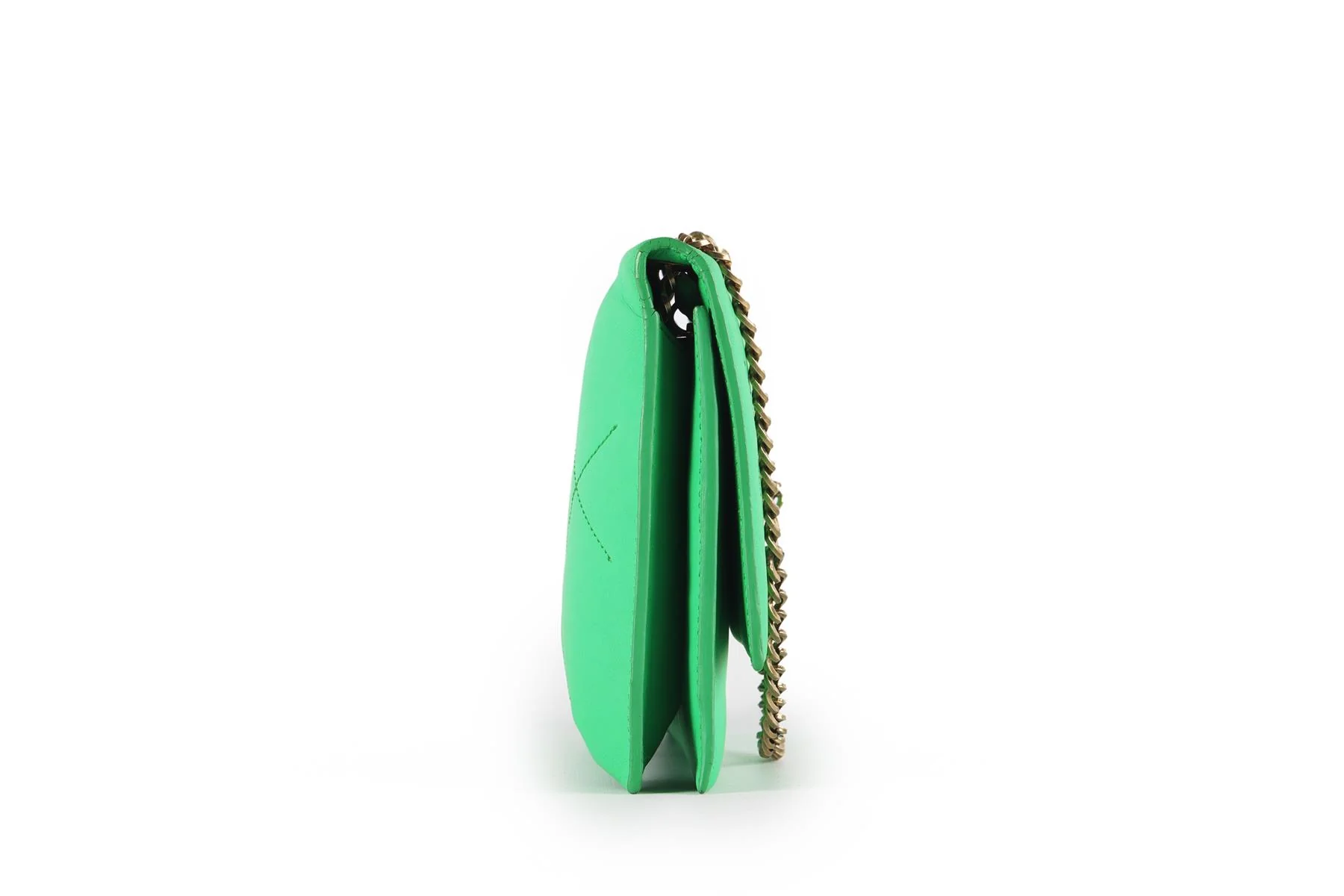 LANVIN GREEN SUGAR WALLET ON CHAIN LEATHER SHOULDER BAG - Image 6