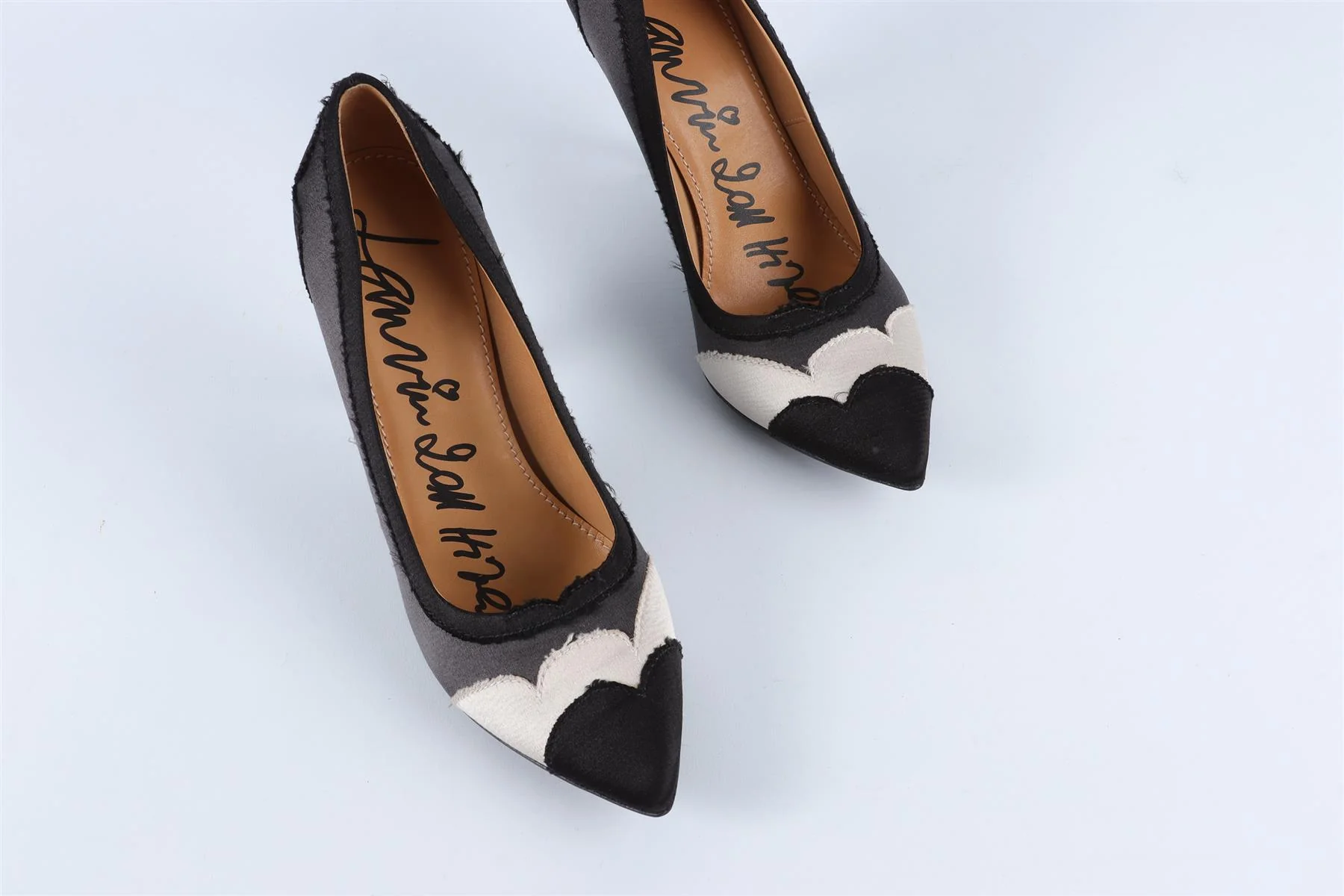 LANVIN GREY SATIN PUMPS EU 38 UK 5 US 8 - Image 4