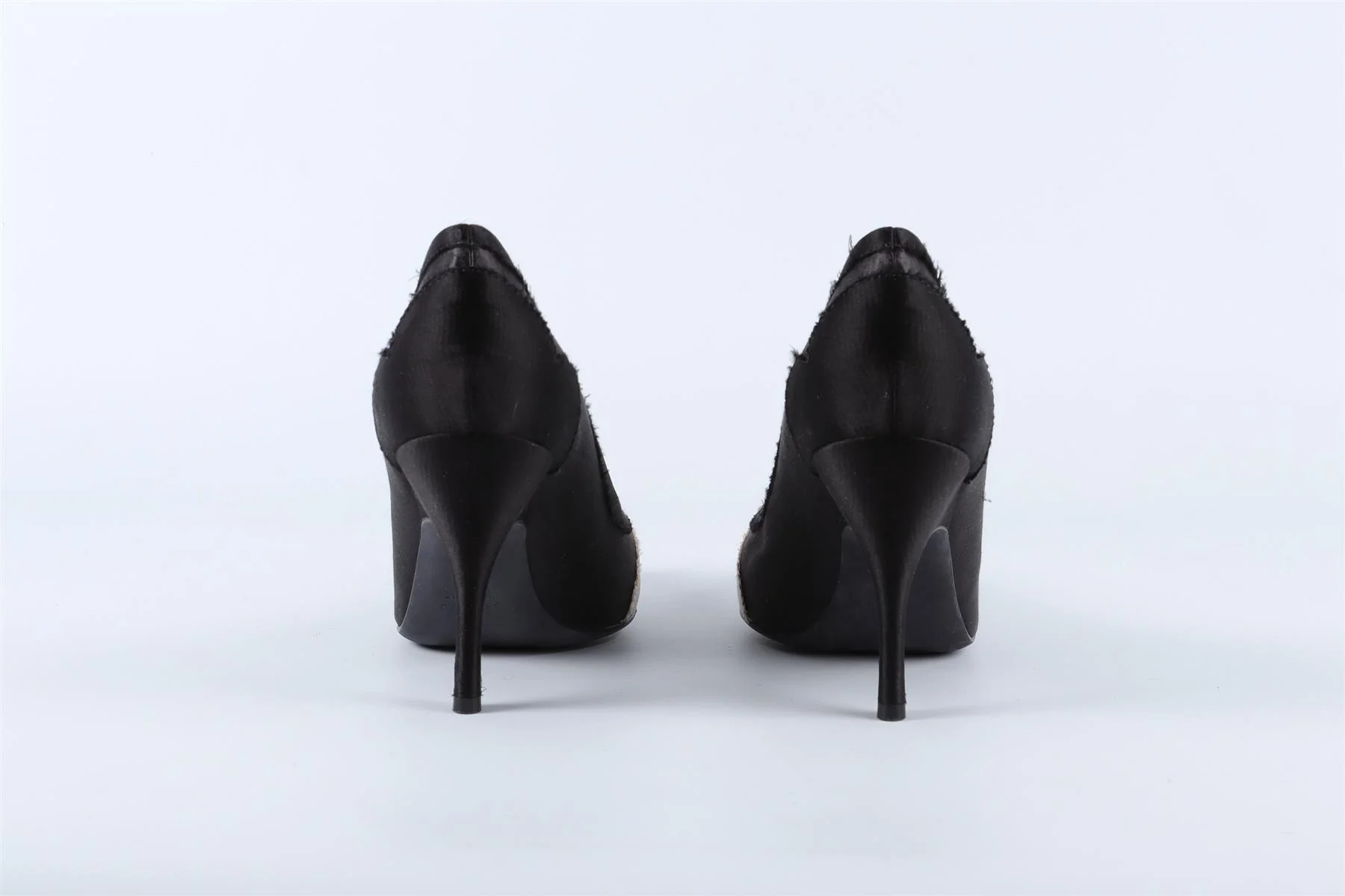 LANVIN GREY SATIN PUMPS EU 38 UK 5 US 8 - Image 5