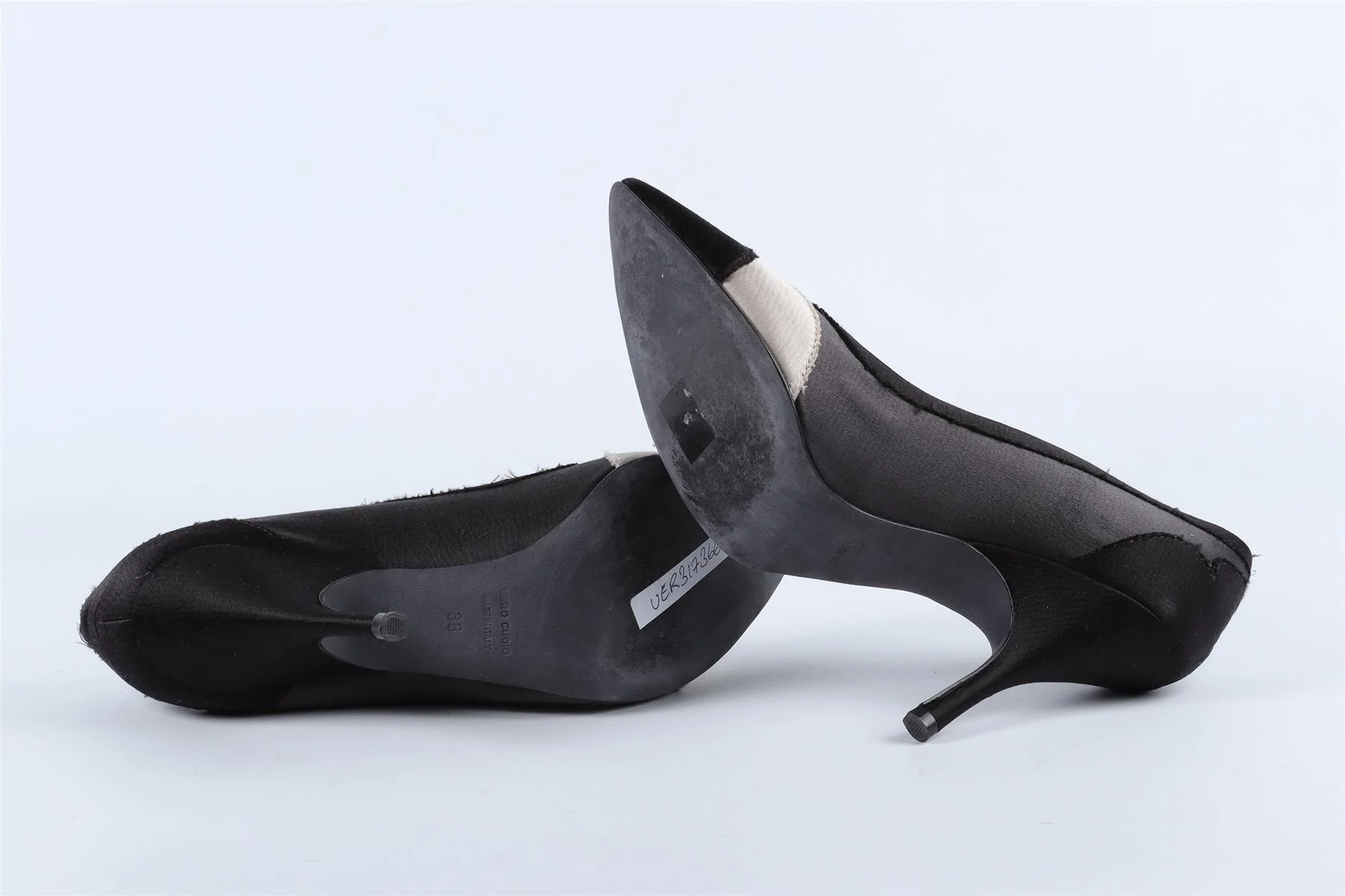 LANVIN GREY SATIN PUMPS EU 38 UK 5 US 8 - Image 6