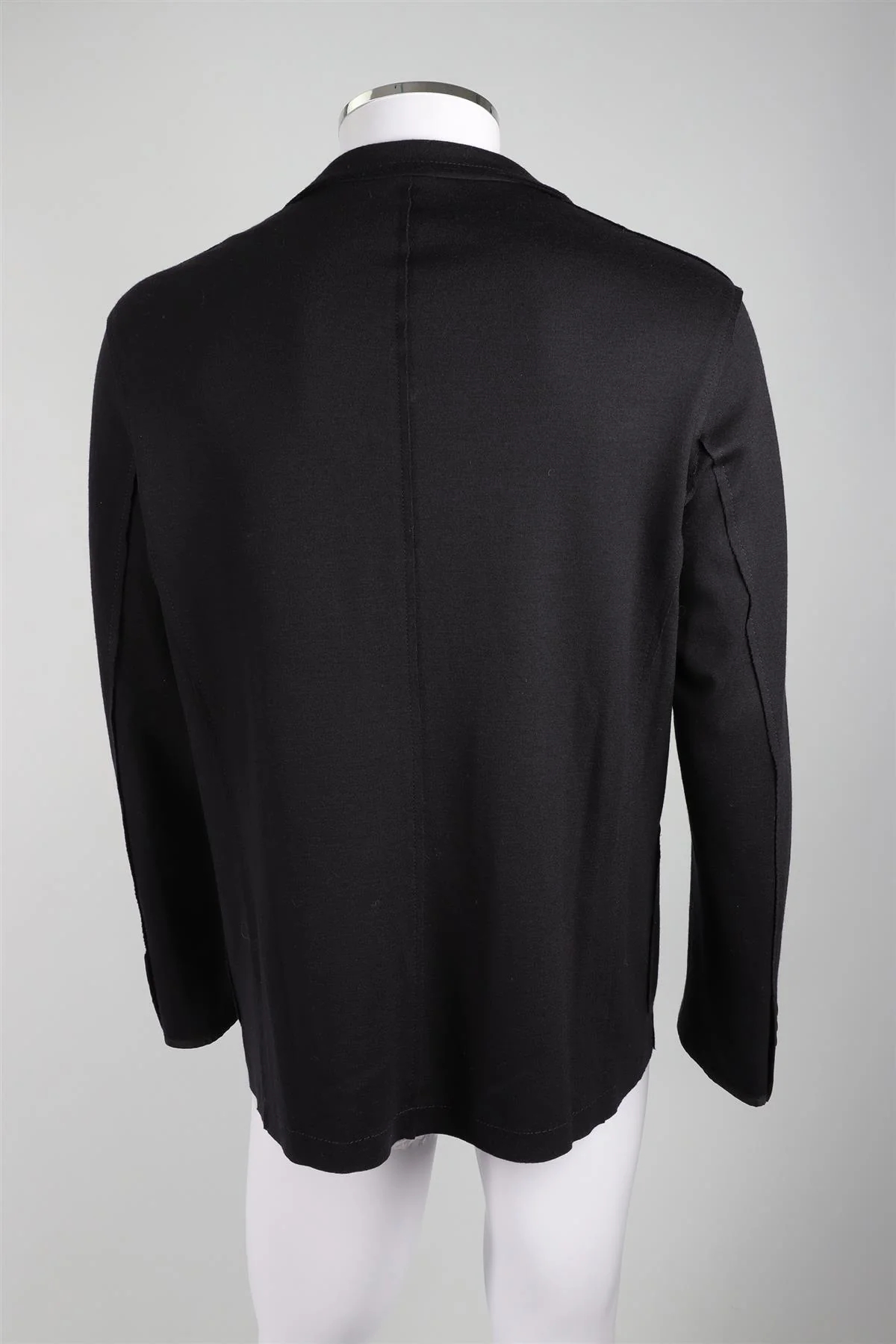 LANVIN NAVY MEN'S WOOL BLAZER LARGE - Image 4