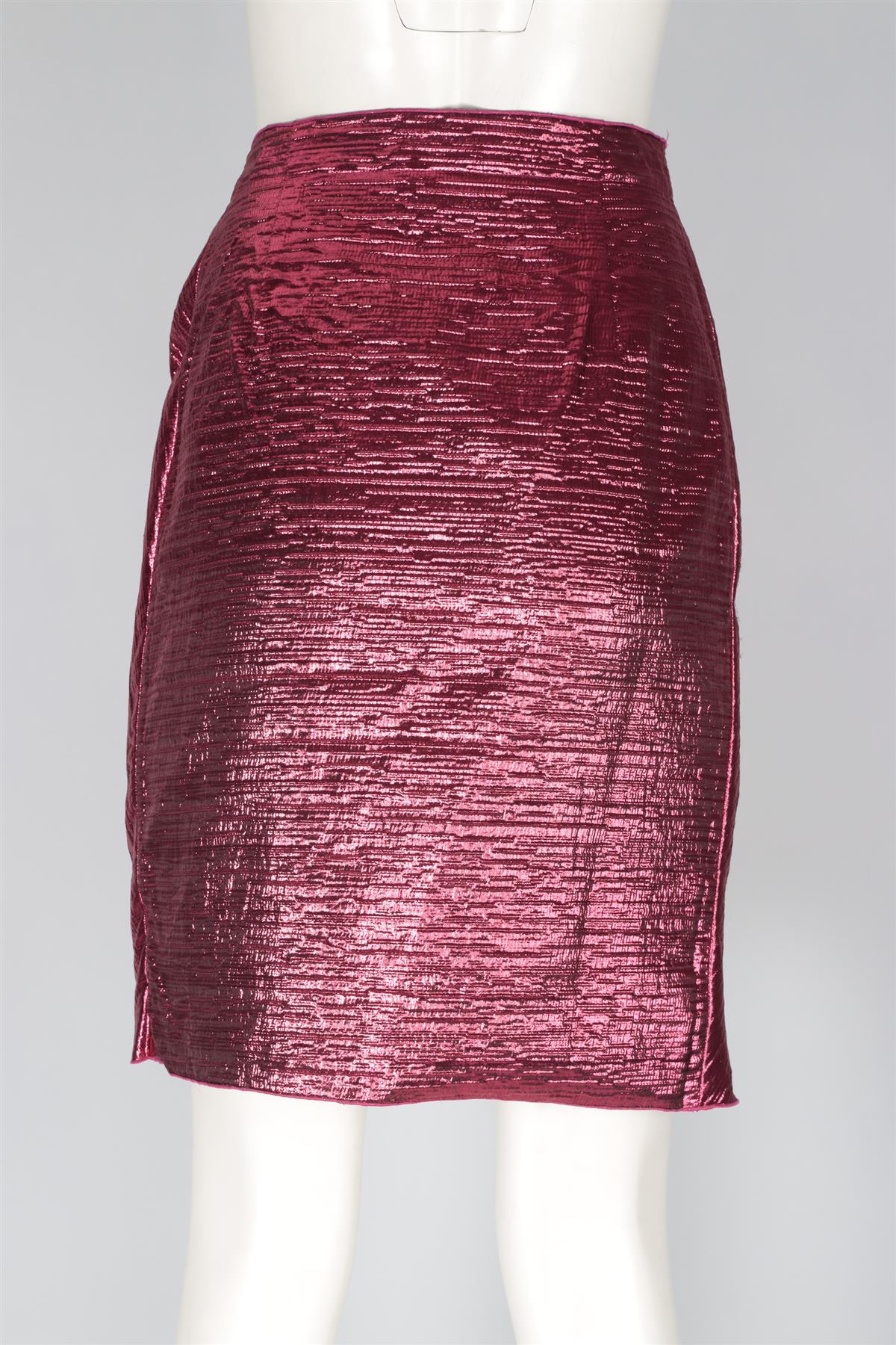 LANVIN PINK 2014 MINI SKIRT FR 40 UK 12 - Image 4