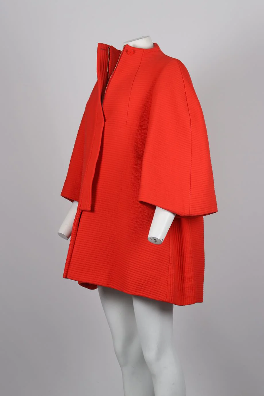 LANVIN QUILTED COTTON COAT FR 36 UK 8 - Image 3