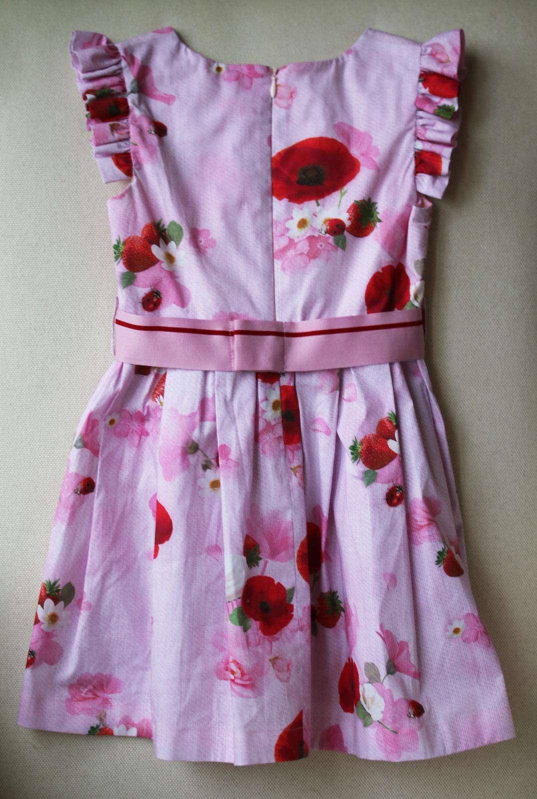 LAPIN HOUSE KIDS GIRLS POPPY COTTON DRESS 6 YEARS - Image 3