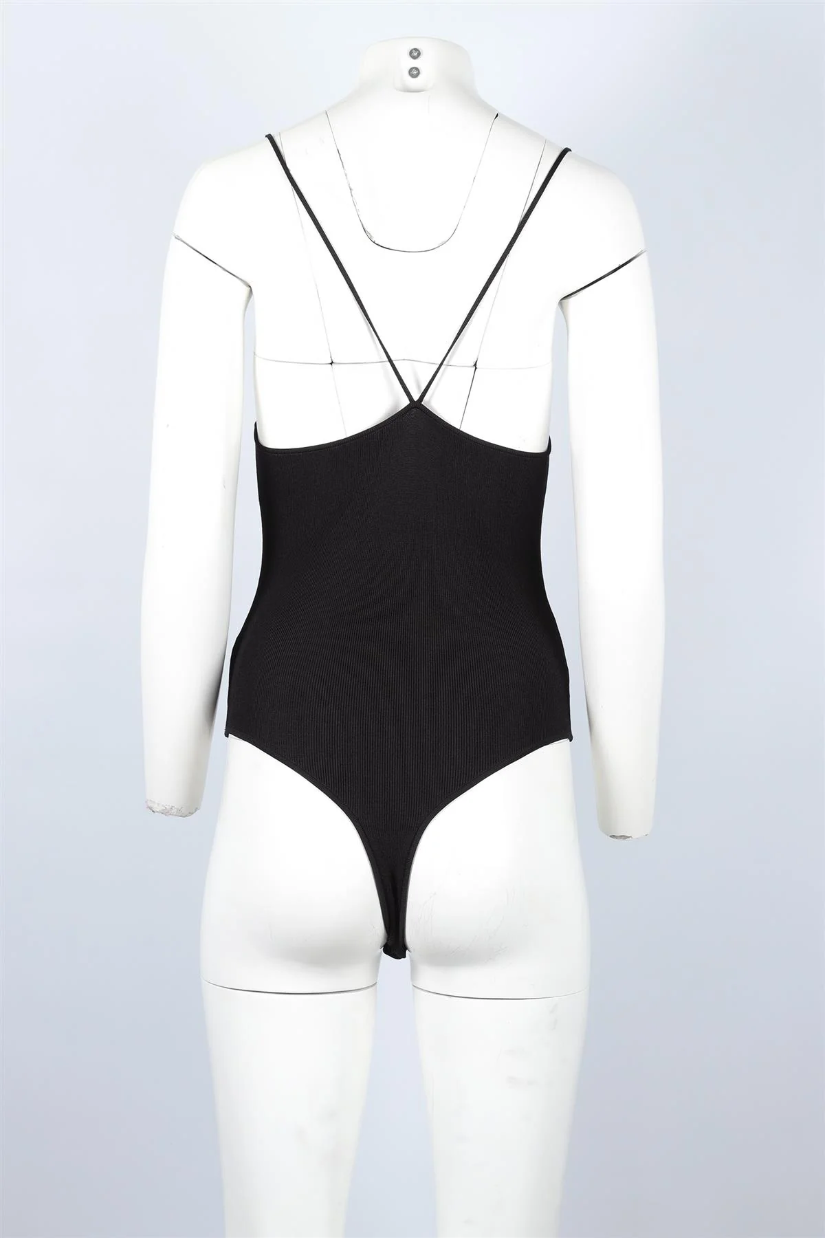 LAPOINTE BLACK KNIT BODYSUIT XSMALL - Image 4