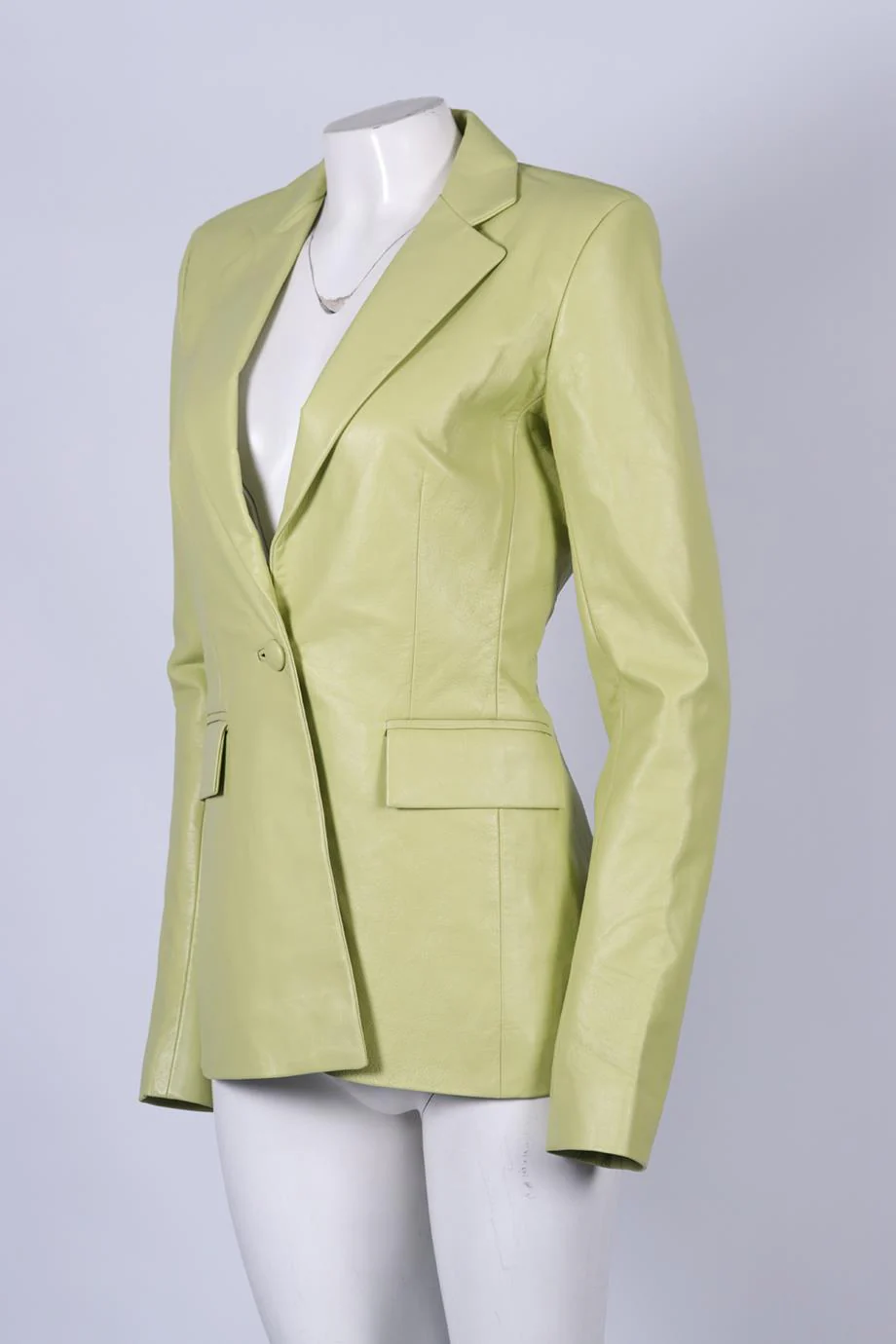 LAQUAN SMITH LEATHER BLAZER SMALL - Image 3