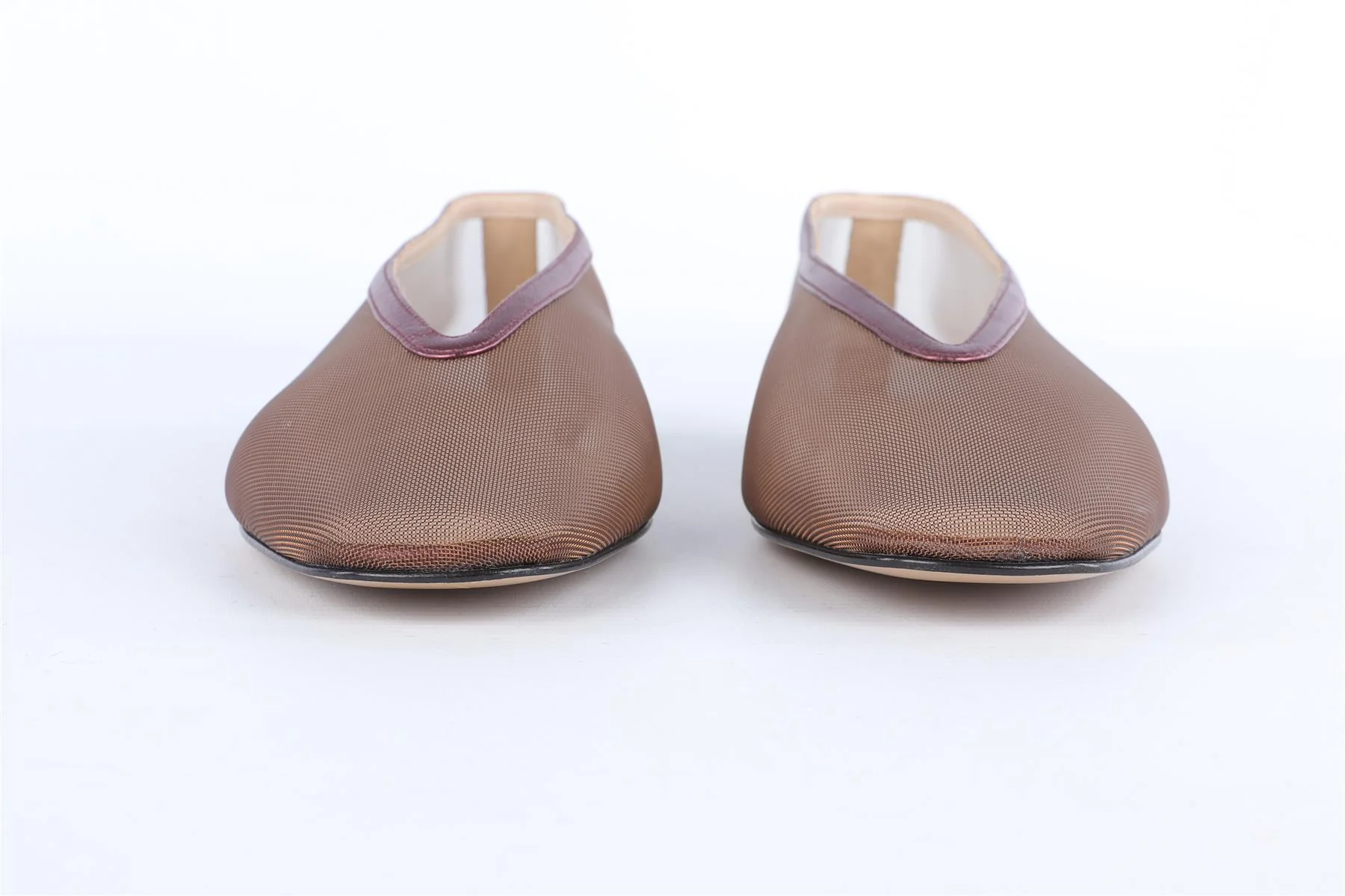 LE MONDE BERYL PURPLE MESH BALLET FLATS EU 37 UK 4 US 7 - Image 3