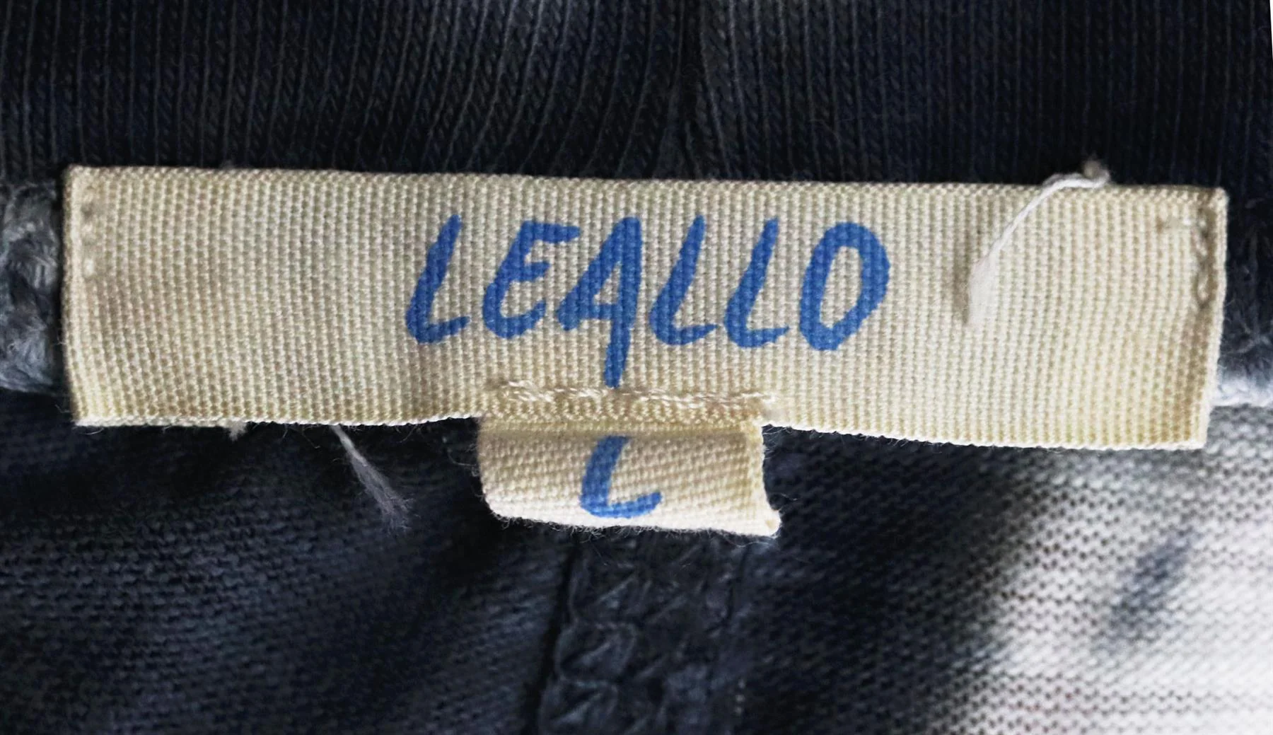 LEALLO TIE DYED COTTON TRACK PANTS LARGE - Image 5