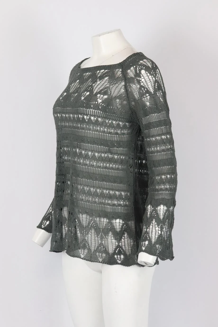 LEBOR GABALA CROCHET KNIT TOP SMALL - Image 3