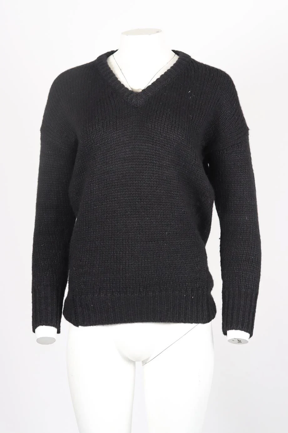 LEETHA SILK AND CASHMERE BLEND SWEATER XSMALL - Image 2