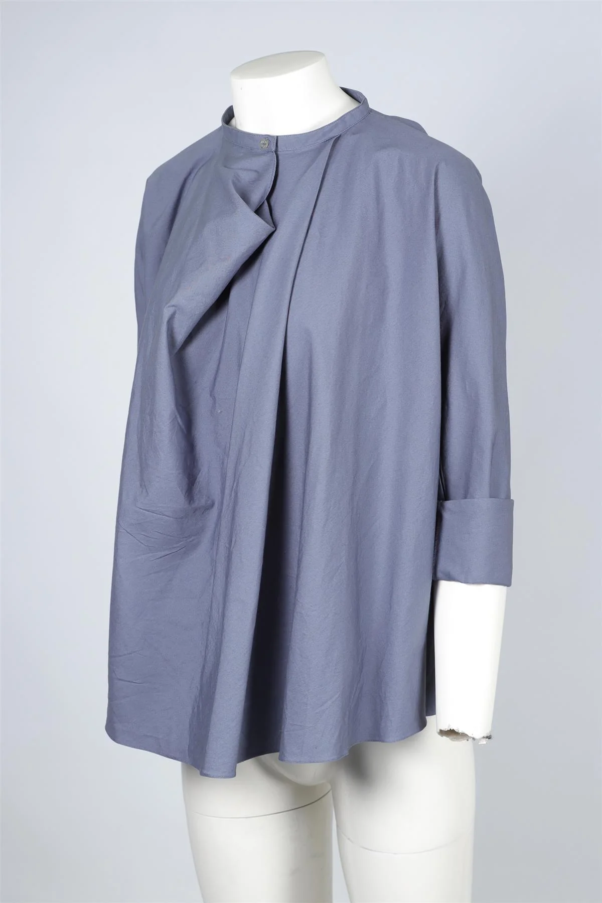 LEMAIRE BLUE COTTON TOP FR 38 UK 10 - Image 3