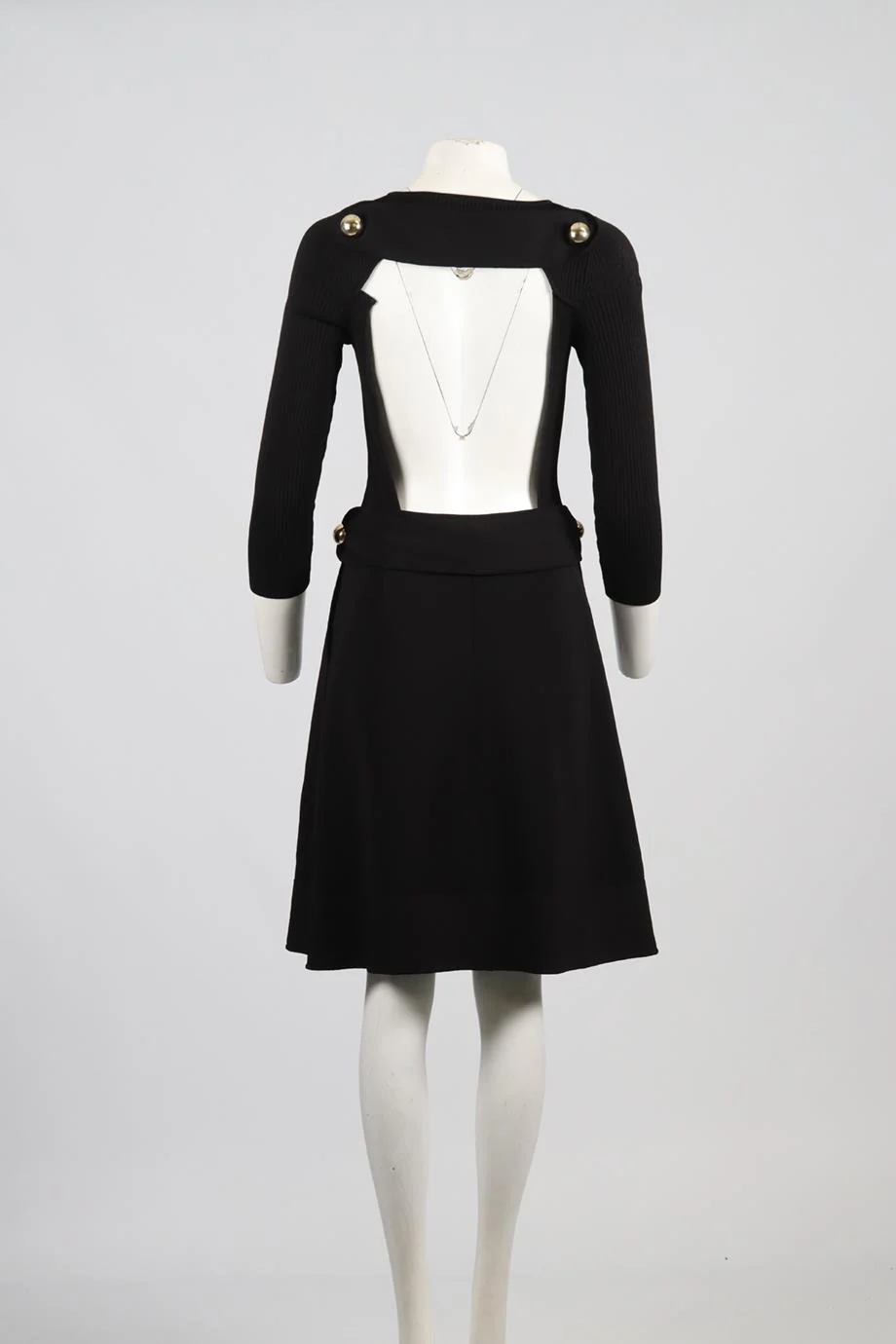 LES COPAINS KNIT MIDI DRESS IT 44 UK 12 - Image 4