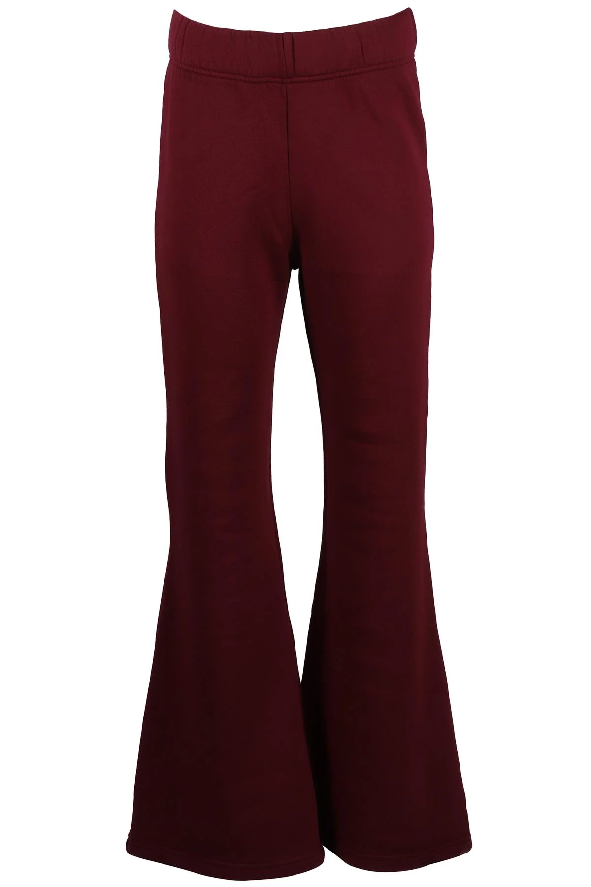LES TIENS BURGUNDY COTTON TRACK PANTS MEDIUM