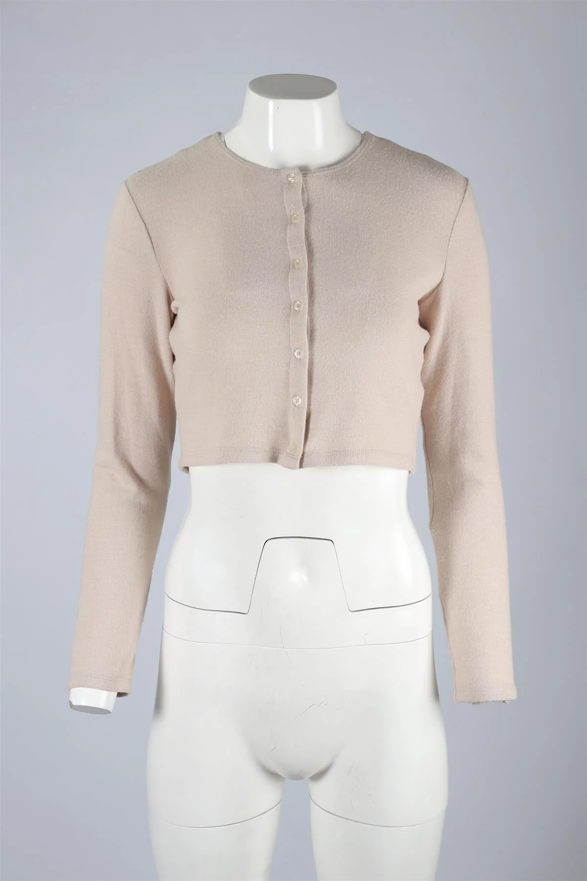 LESET BEIGE CASHMERE CARDIGAN SMALL - Image 2