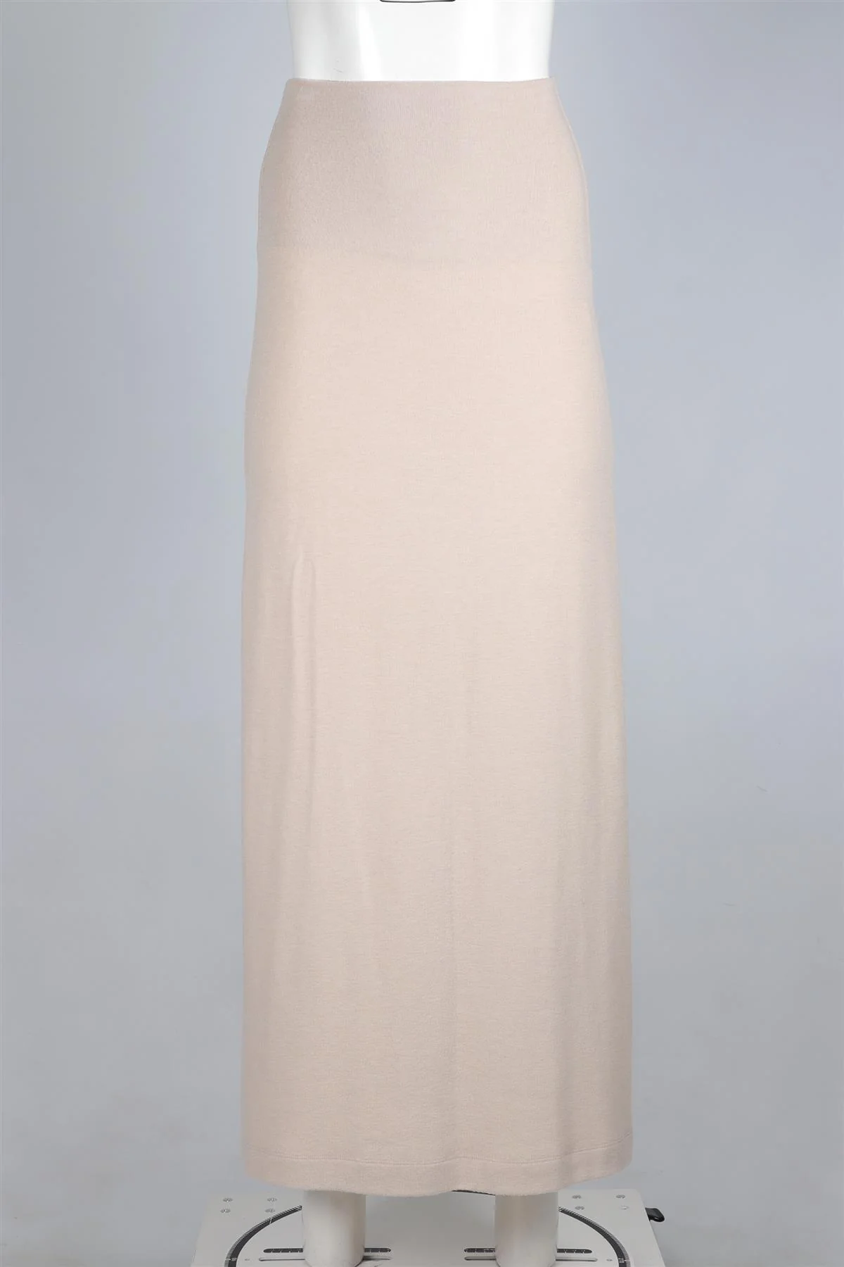 LESET BEIGE JERSEY MAXI SKIRT XSMALL - Image 2