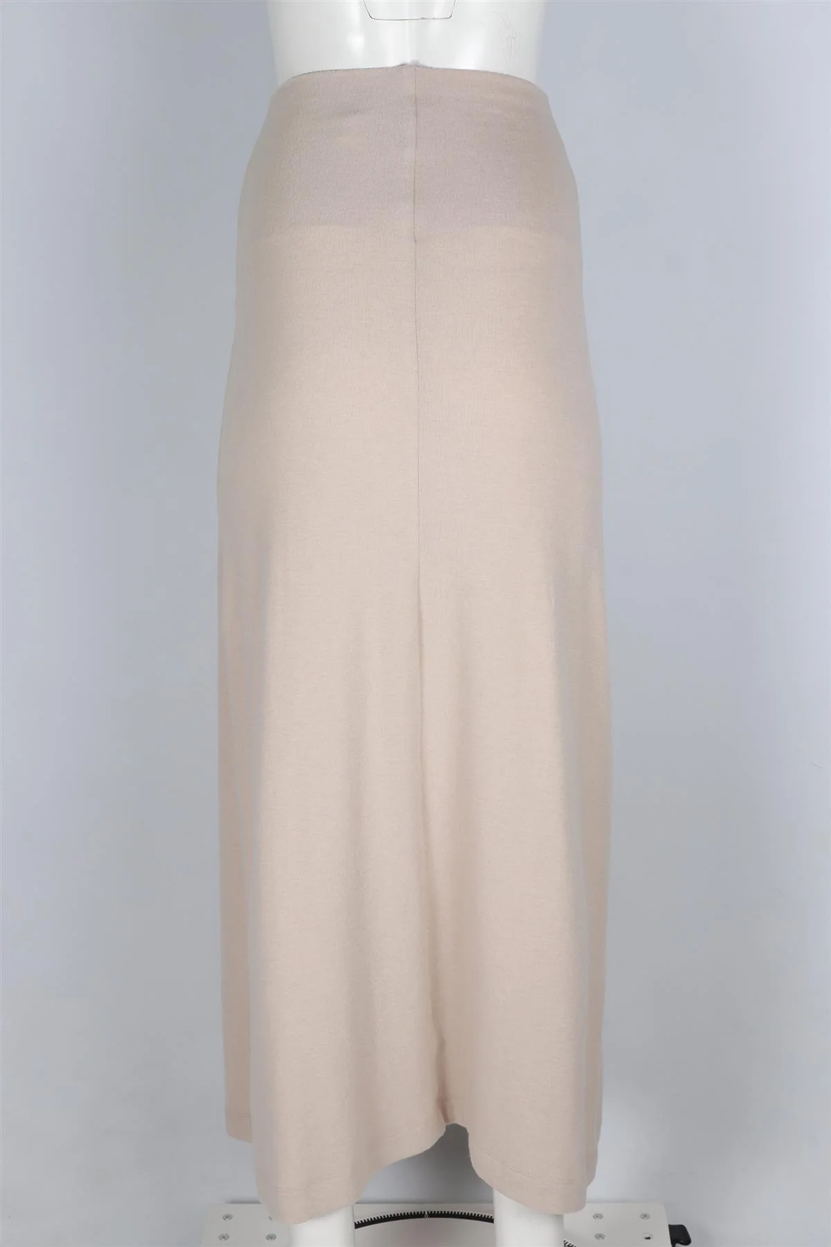 LESET BEIGE JERSEY MAXI SKIRT XSMALL - Image 4