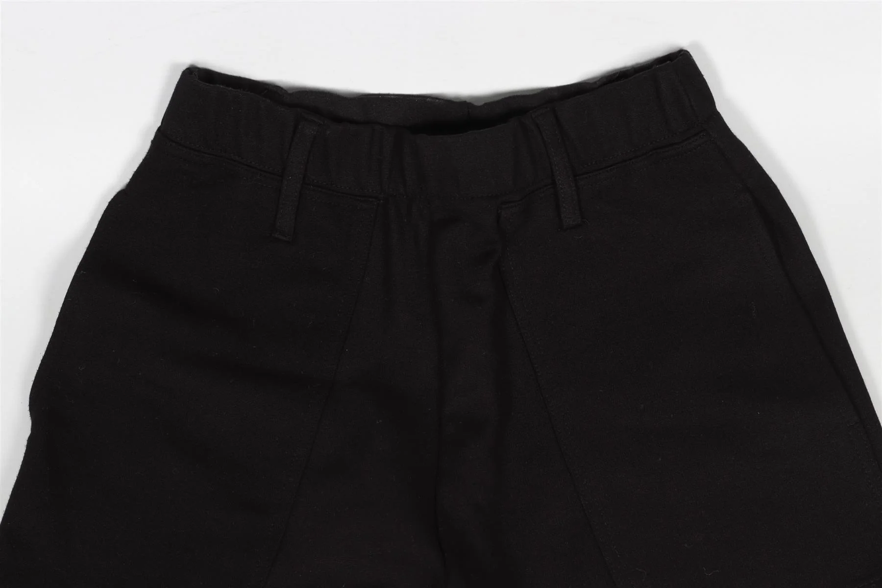 LESET BLACK JERSEY STRAIGHT LEG PANTS XSMALL - Image 3