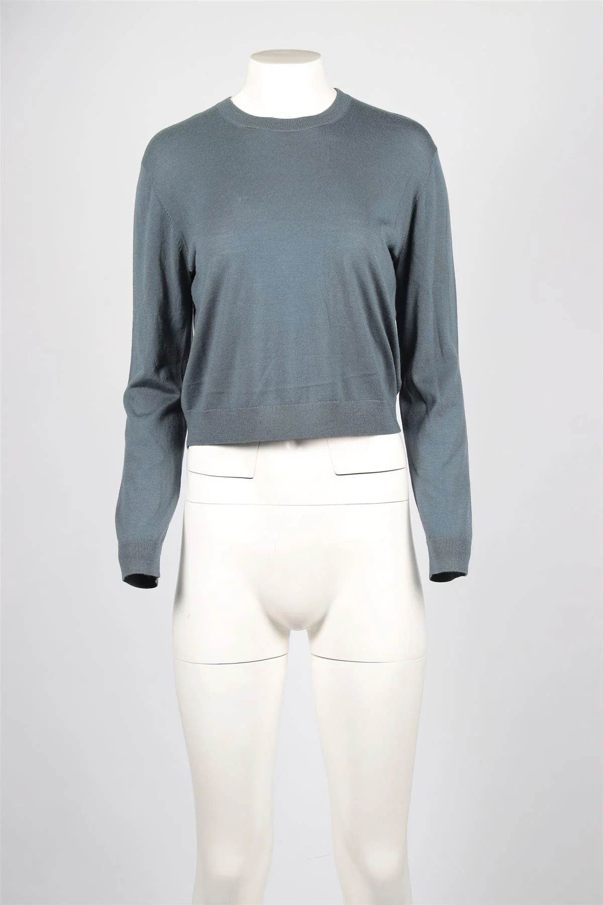 LESET BLUE WOOL SWEATER SMALL - Image 2