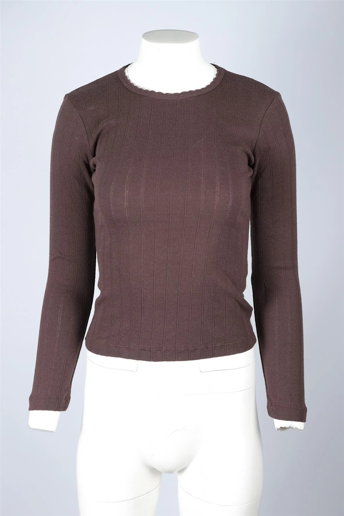 LESET BROWN COTTON TOP XSMALL - Image 2