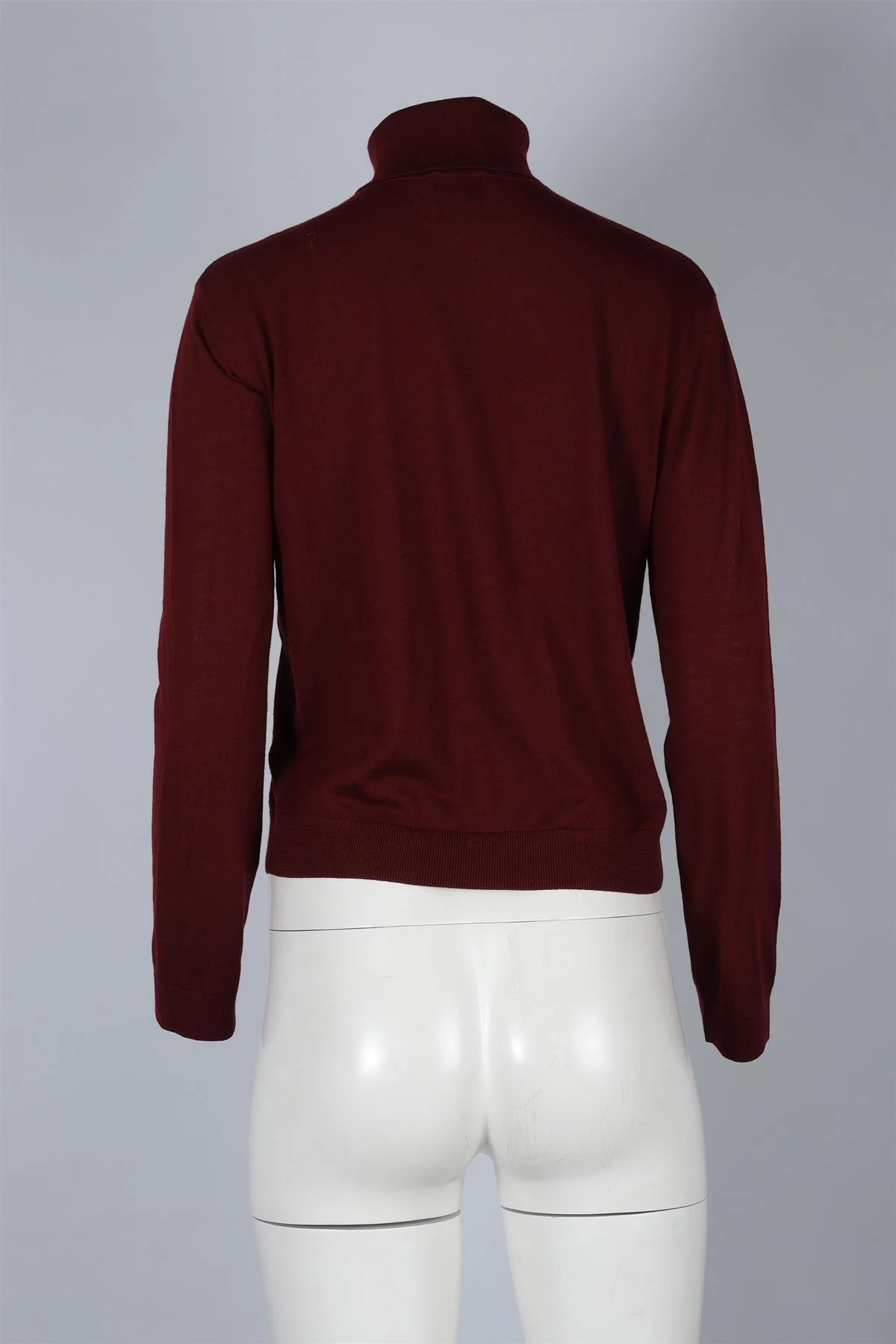 LESET BURGUNDY WOOL SWEATER XSMALL - Image 4