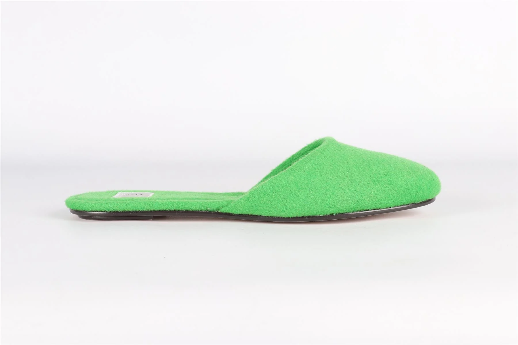 LESET GREEN FELT SLIPPERS EU 38 UK 5 US 8 - Image 2
