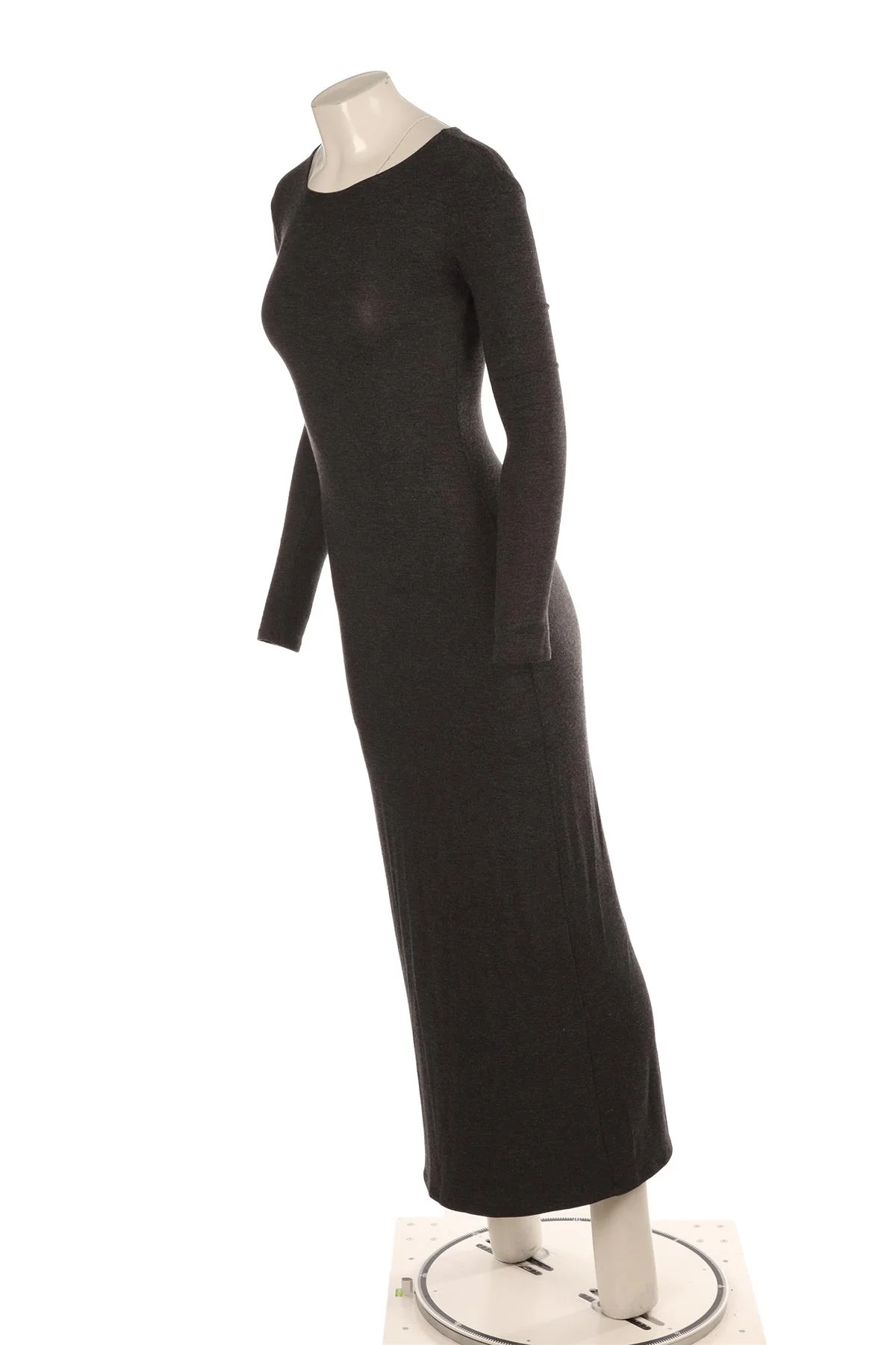 LESET GREY JERSEY MAXI DRESS XSMALL - Image 3