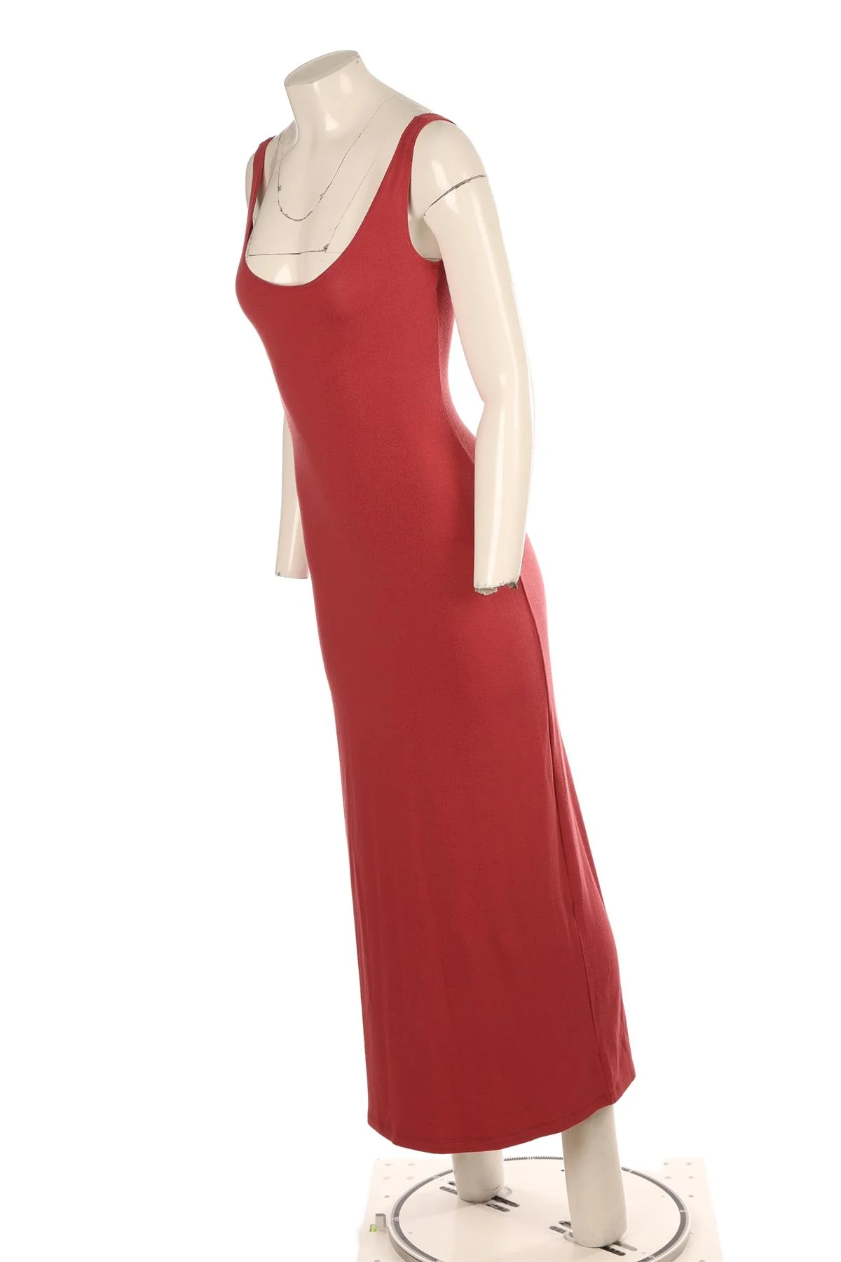 LESET PINK JERSEY MAXI DRESS XSMALL - Image 3