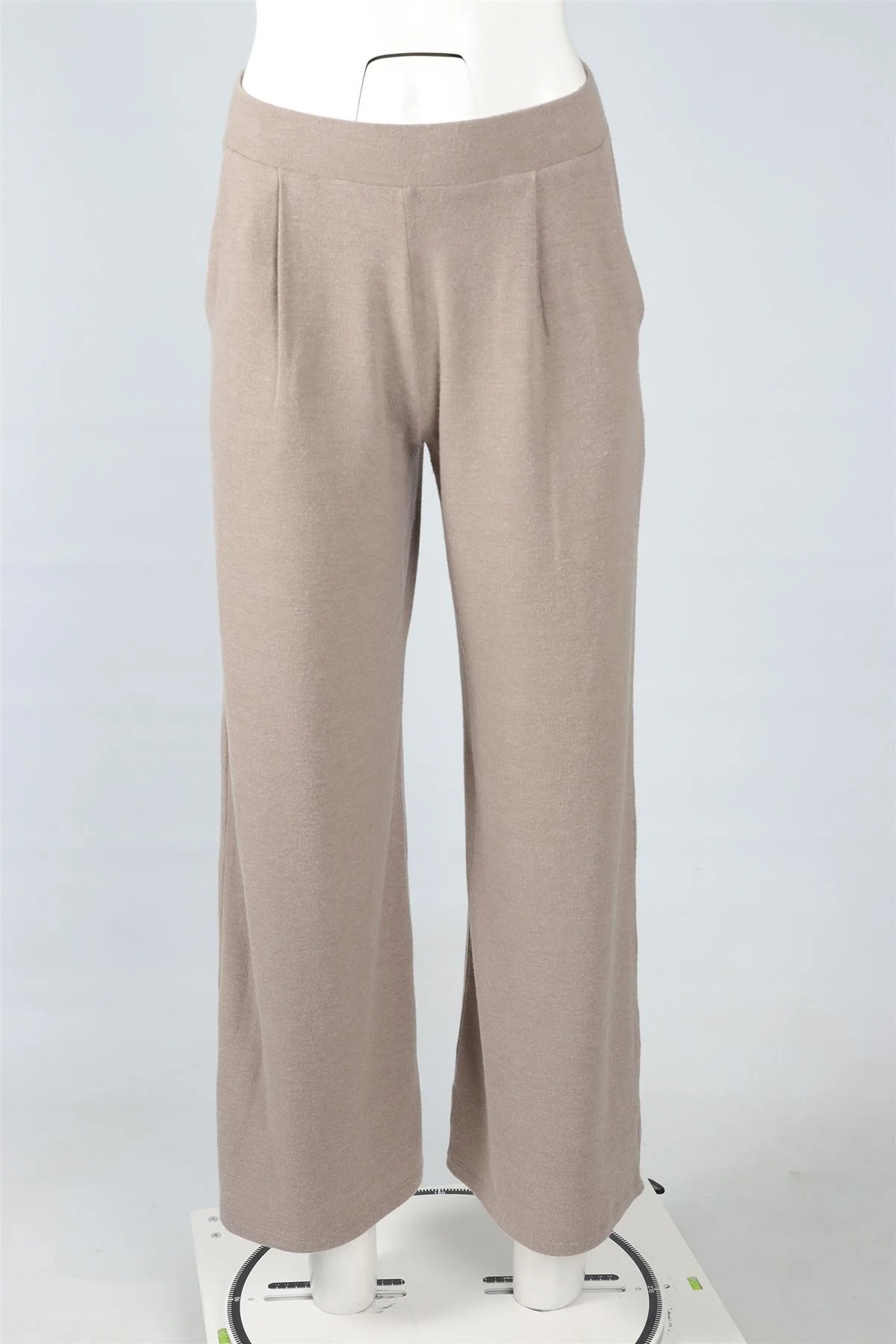 LESET STONE KNIT WIDE LEG PANTS SMALL - Image 2