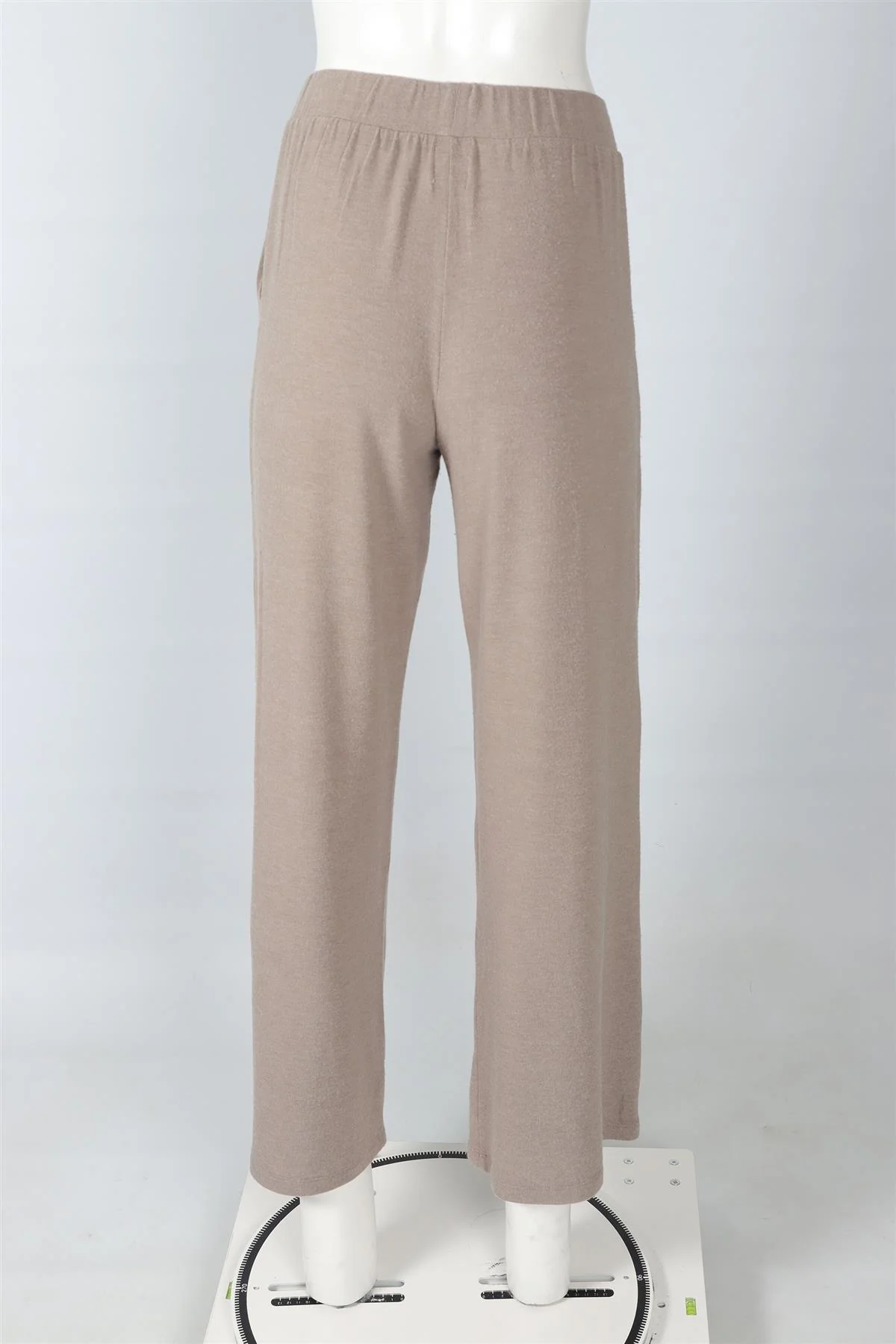 LESET STONE KNIT WIDE LEG PANTS SMALL - Image 4