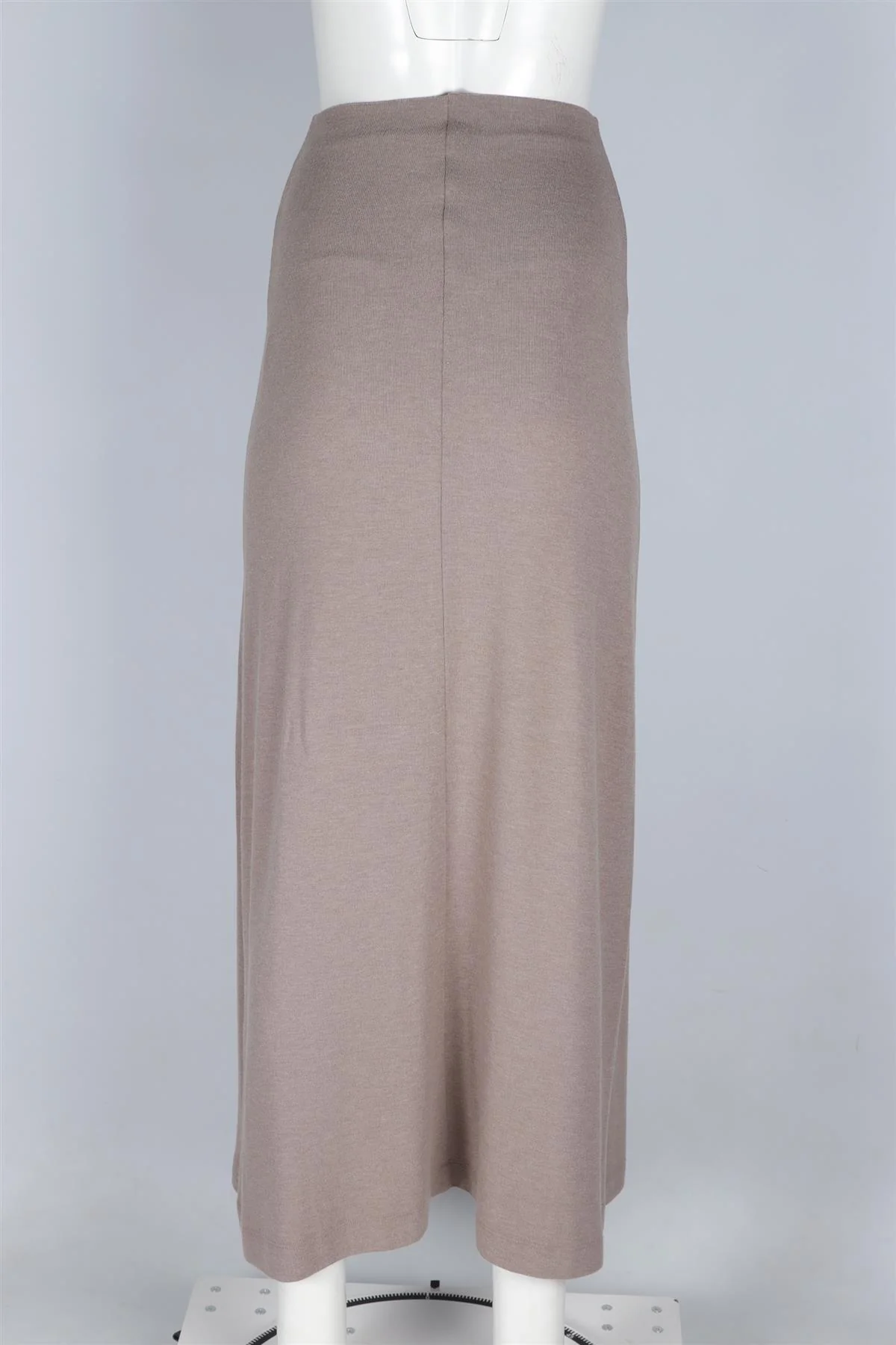 LESET TAUPE JERSEY MAXI SKIRT XSMALL - Image 4