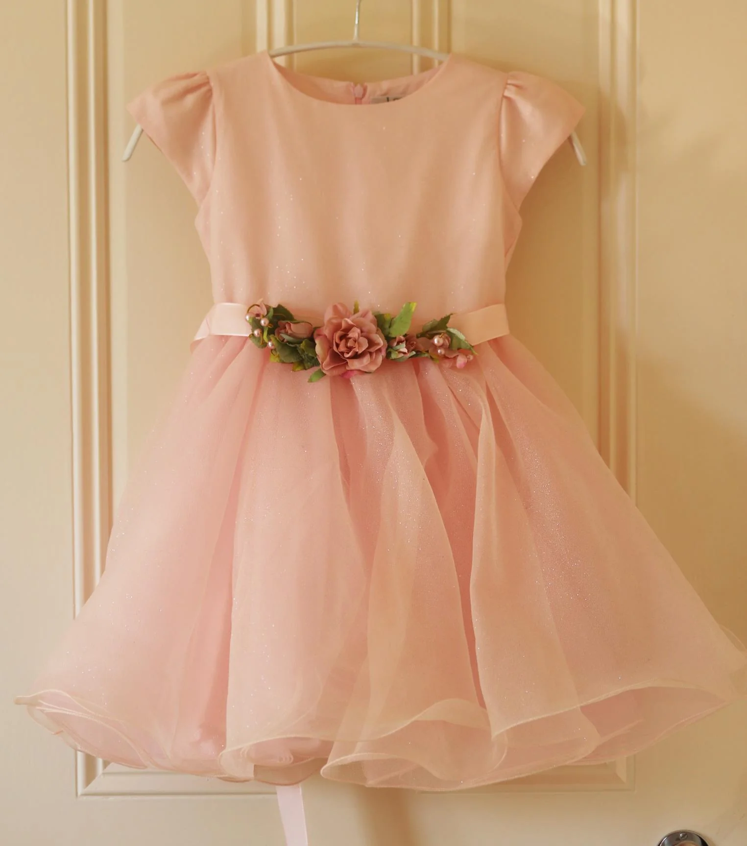 LESY KIDS GIRLS FLORAL CHIFFON DRESS 6 YEARS - Image 2