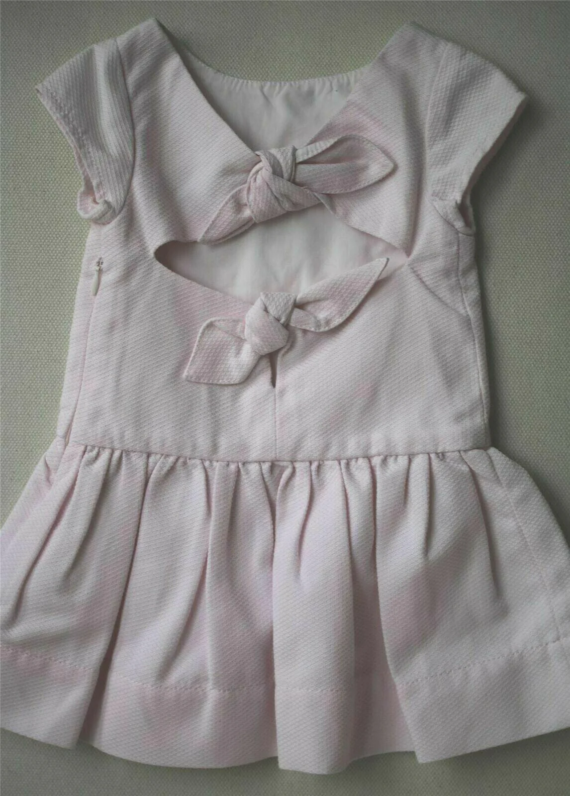 LILI GAUFRETTE GIRLS PINK BOW DRESS 2 YEARS - Image 4