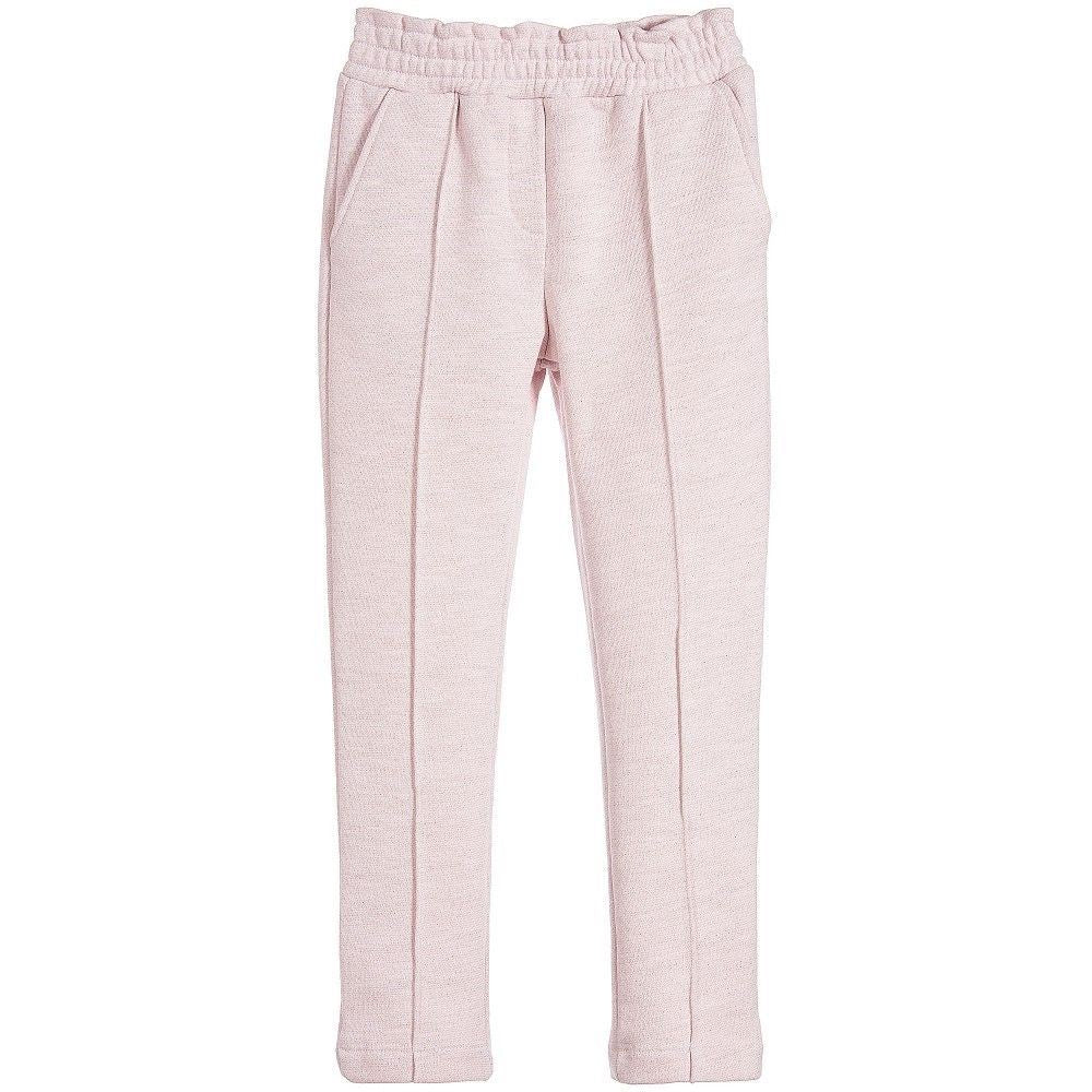 LILI GAUFRETTE GIRLS PINK COTTON JERSEY TRACKSUIT 3 YEARS - Image 4