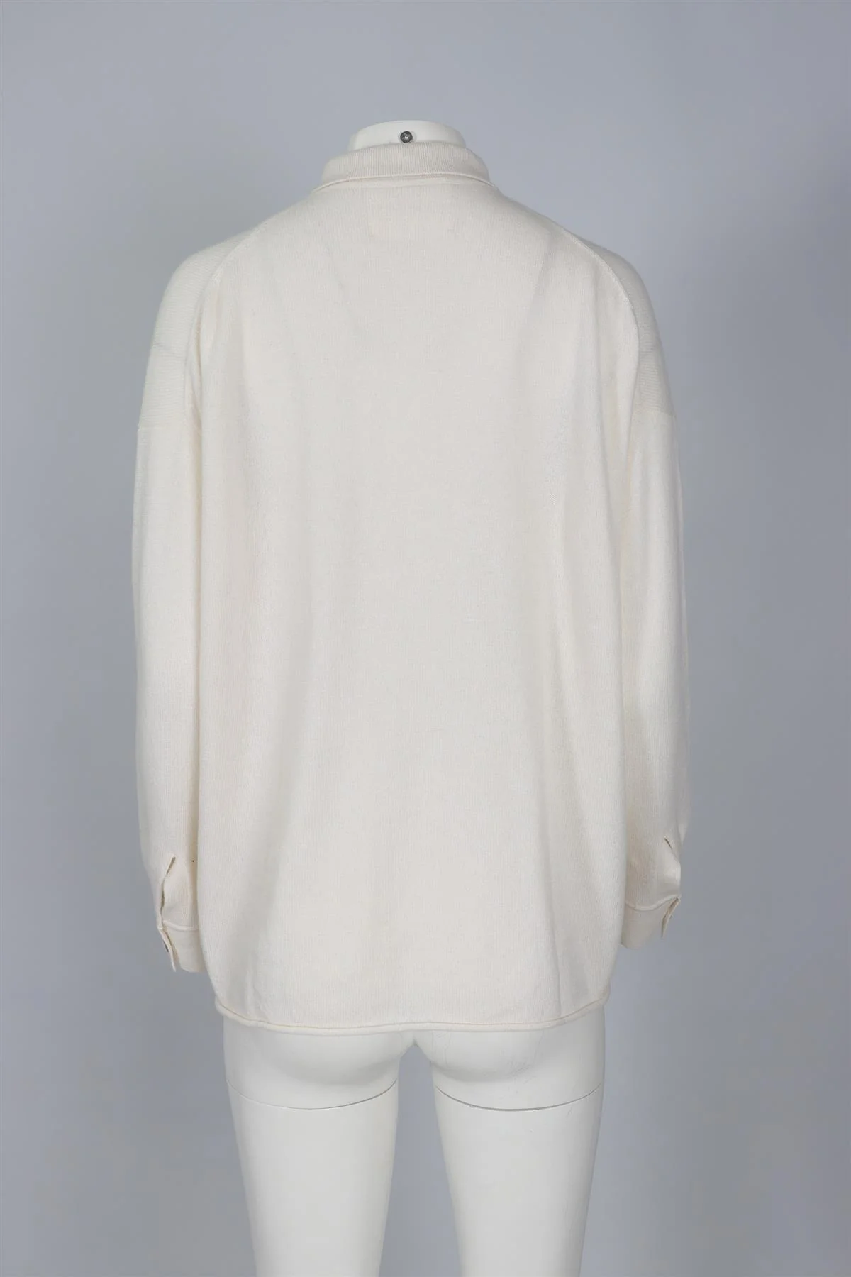LISA YANG CREAM CASHMERE CARDIGAN SMALL-MEDIUM - Image 4