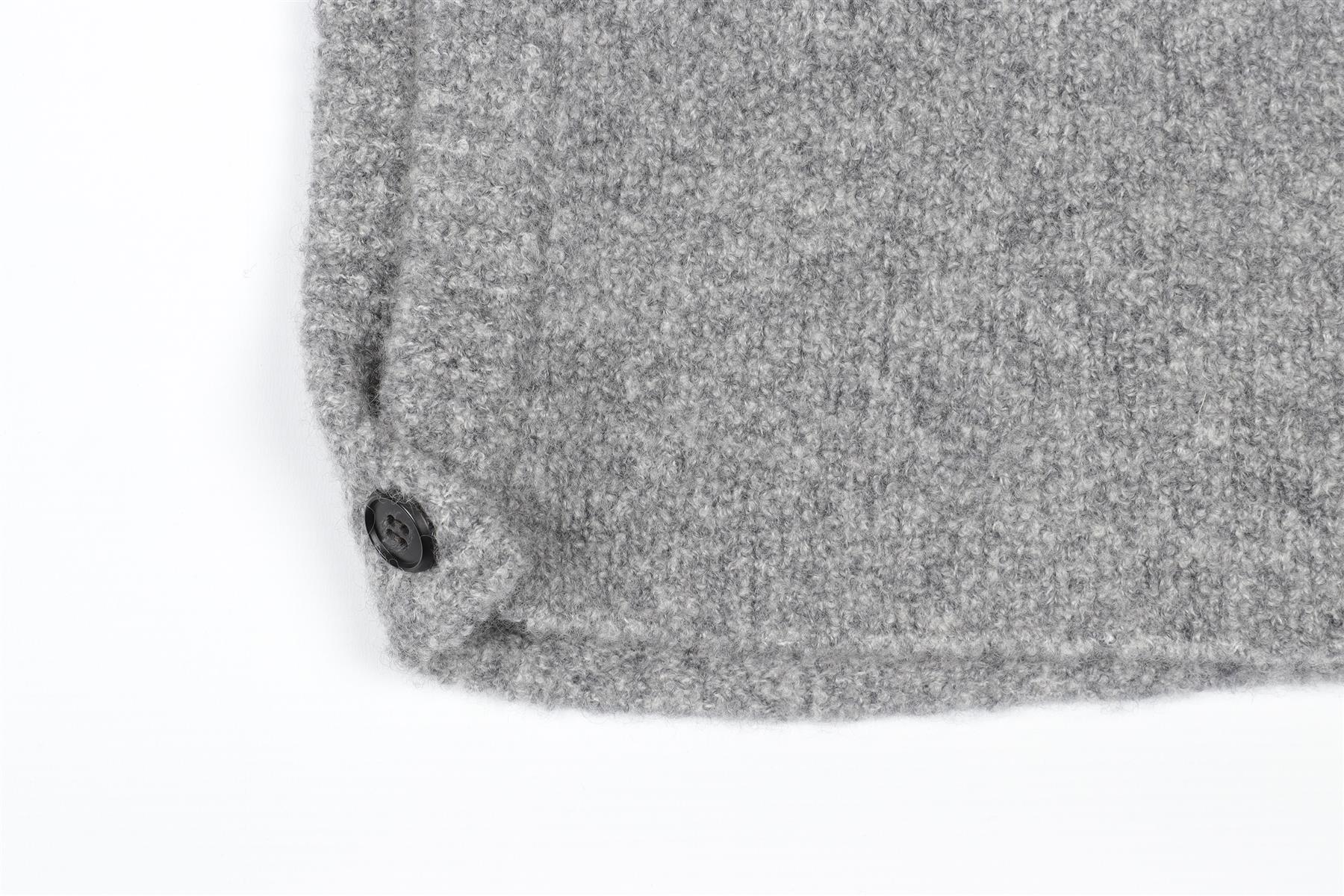 LISA YANG GREY CASHMERE BALACLAVA ONE SIZE - Image 3