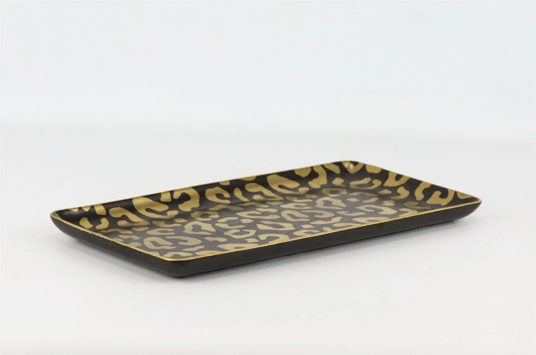 L'OBJET LEOPARD PRINT PORCELAIN TRINKET TRAY - Image 3