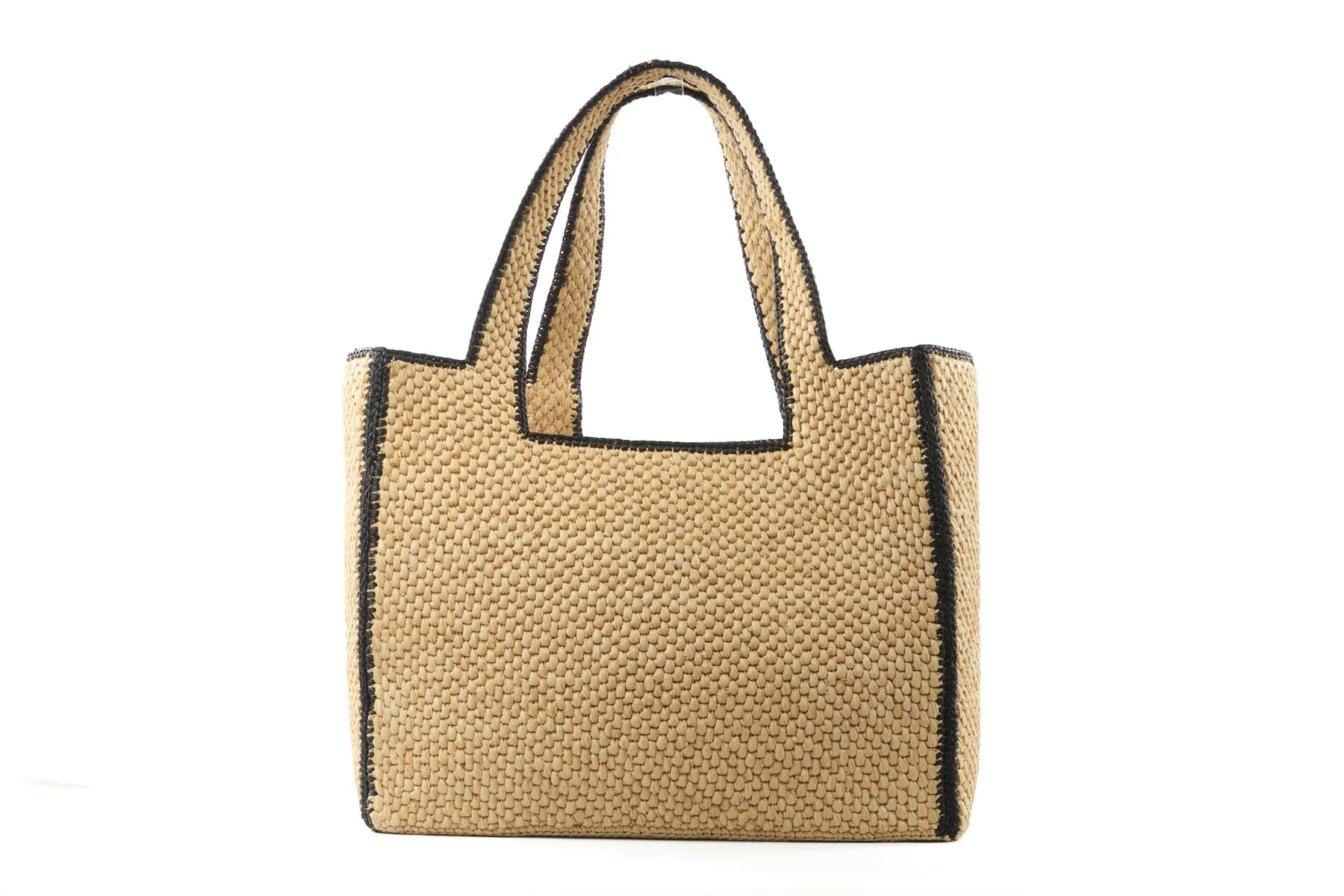 LOEWE BEIGE LARGE RAFFIA TOTE BAG - Image 6
