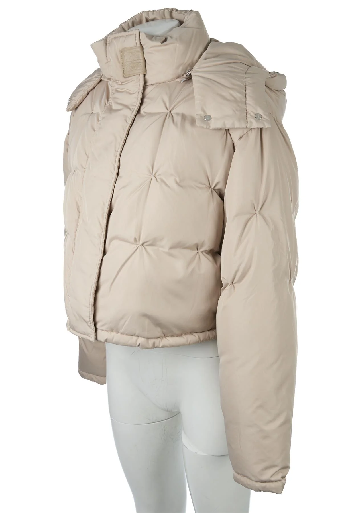 LOEWE BEIGE PADDED DOWN JACKET FR 36 UK 8 - Image 3