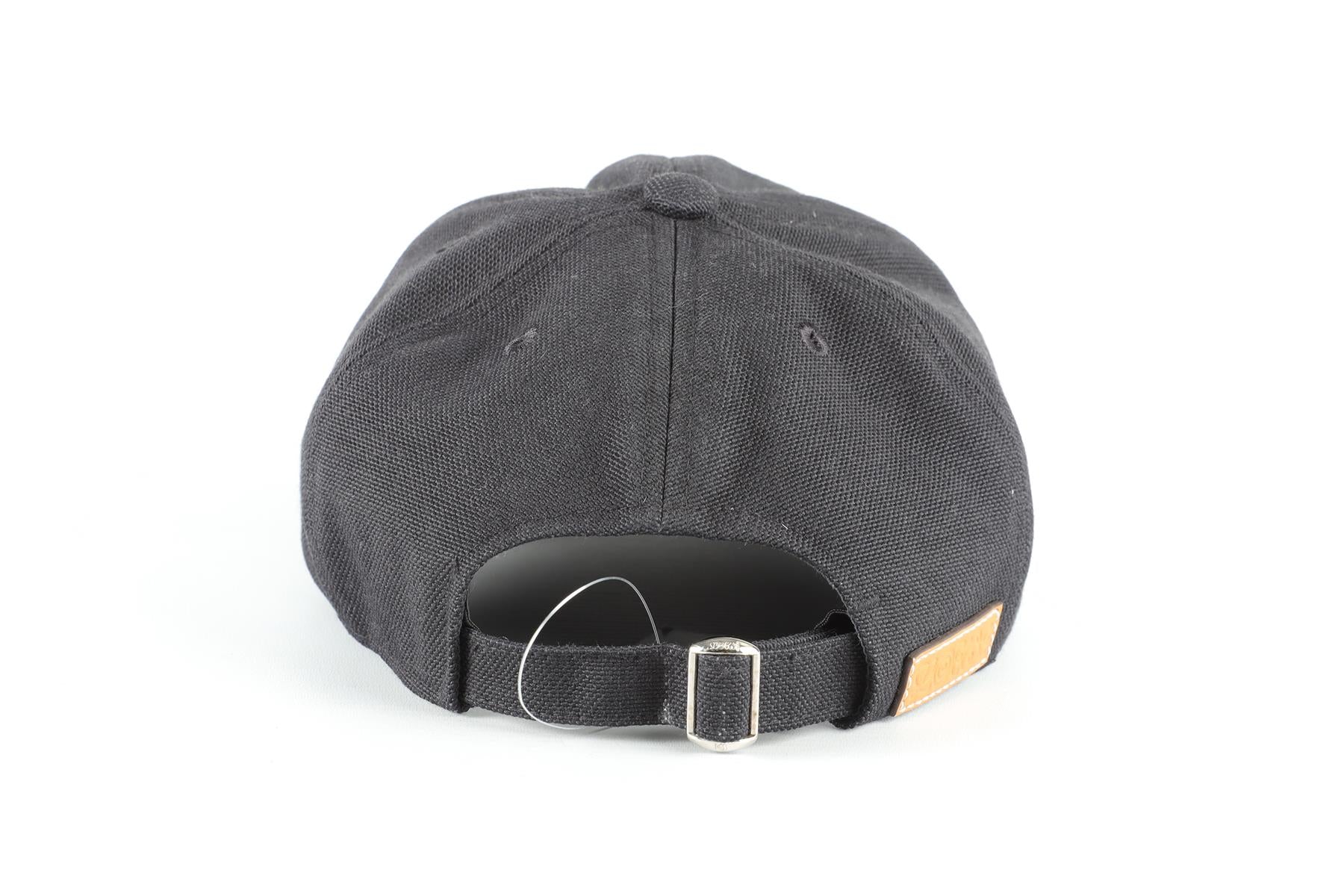 LOEWE BLACK COTTON BASEBALL CAP ONE SIZE - Image 4
