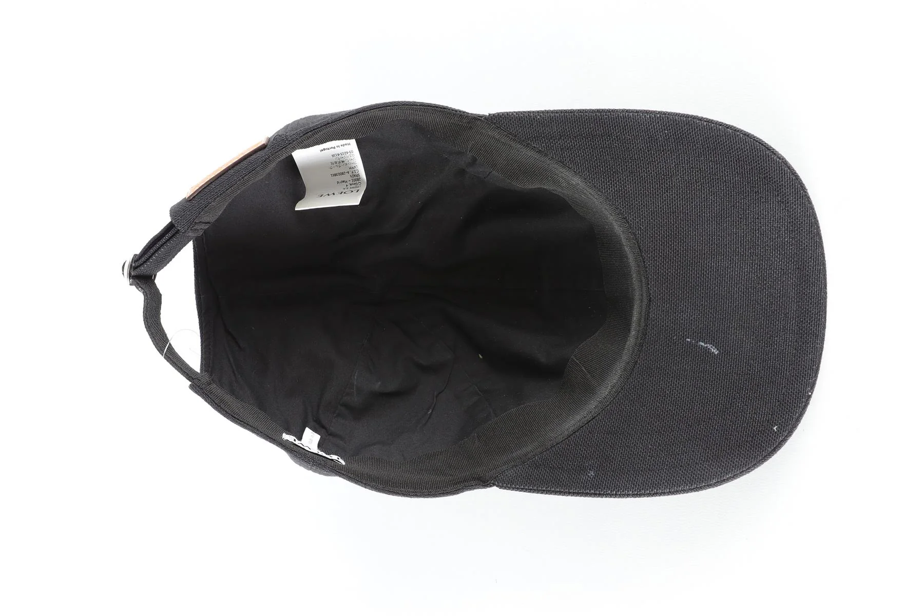LOEWE BLACK COTTON BASEBALL CAP ONE SIZE - Image 5
