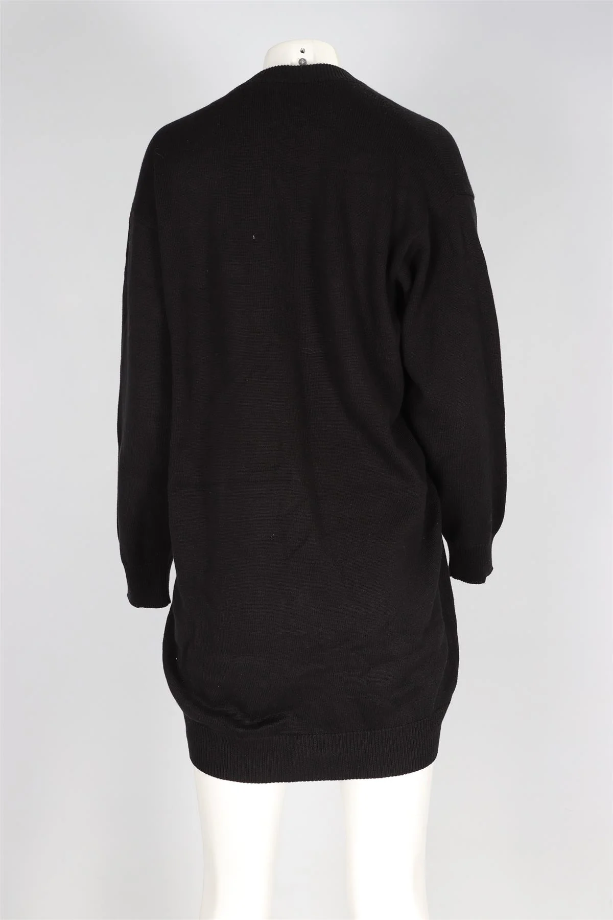 LOEWE BLACK WOOL CARDIGAN XSMALL - Image 4