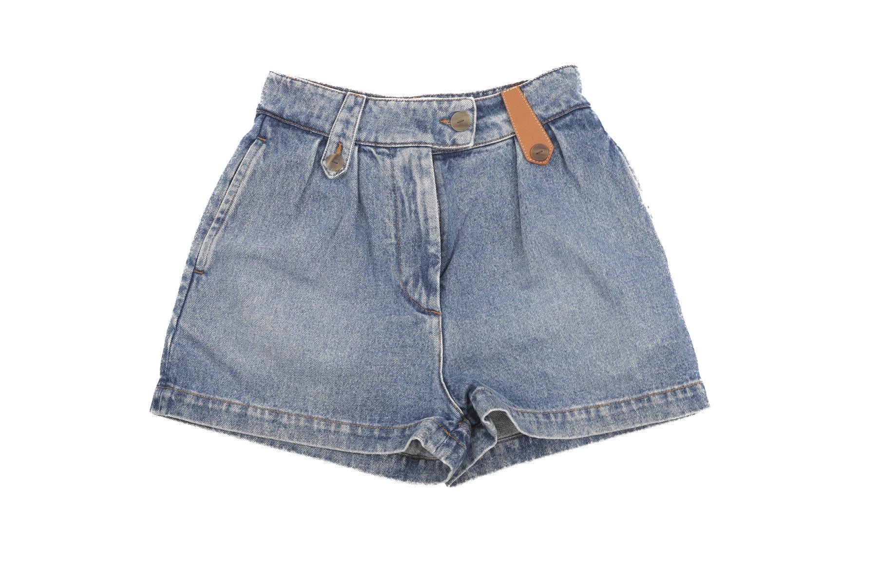 LOEWE BLUE DENIM SHORTS FR 34 UK 6 - Image 2