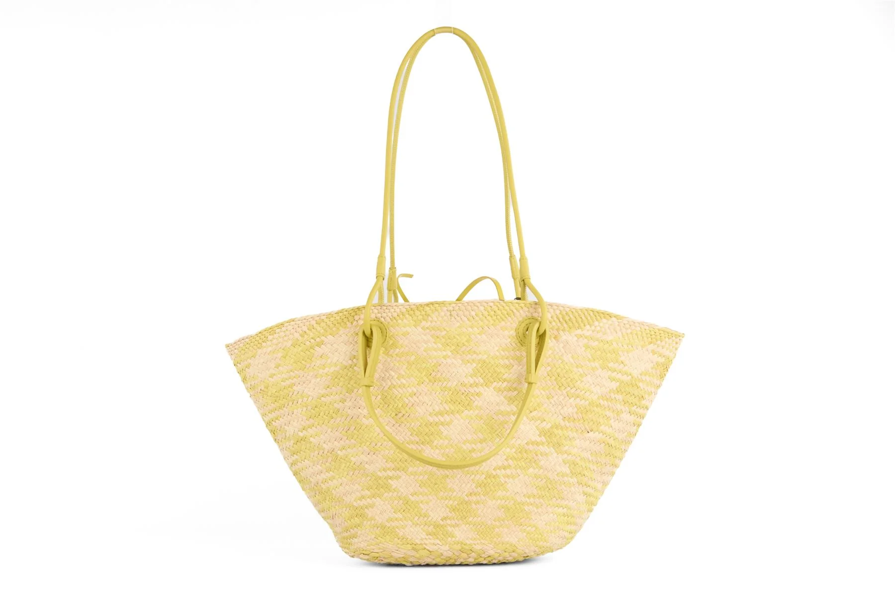 LOEWE GREEN ANAGRAM RAFFIA SHOULDER BAG - Image 6