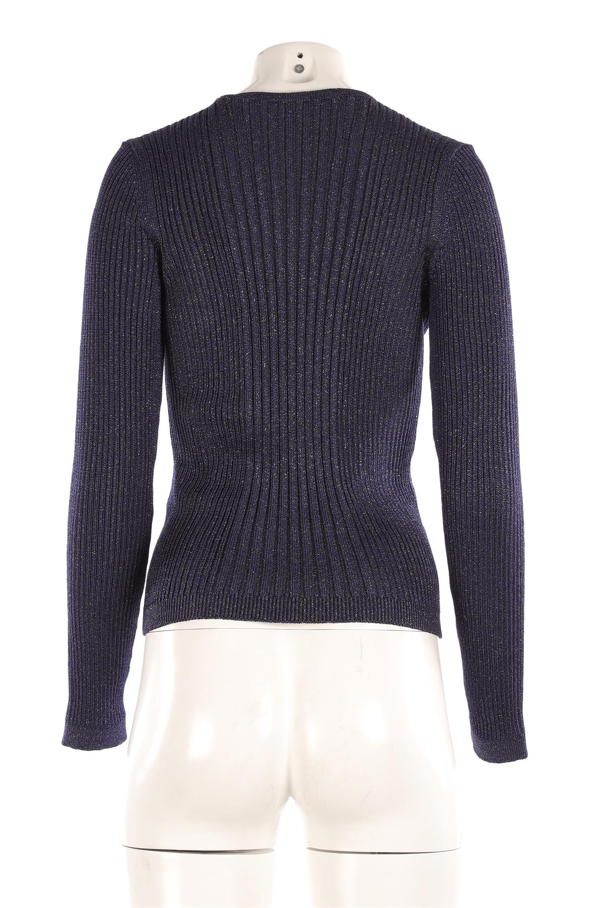 LOEWE NAVY ANAGRAM KNIT TOP MEDIUM - Image 4