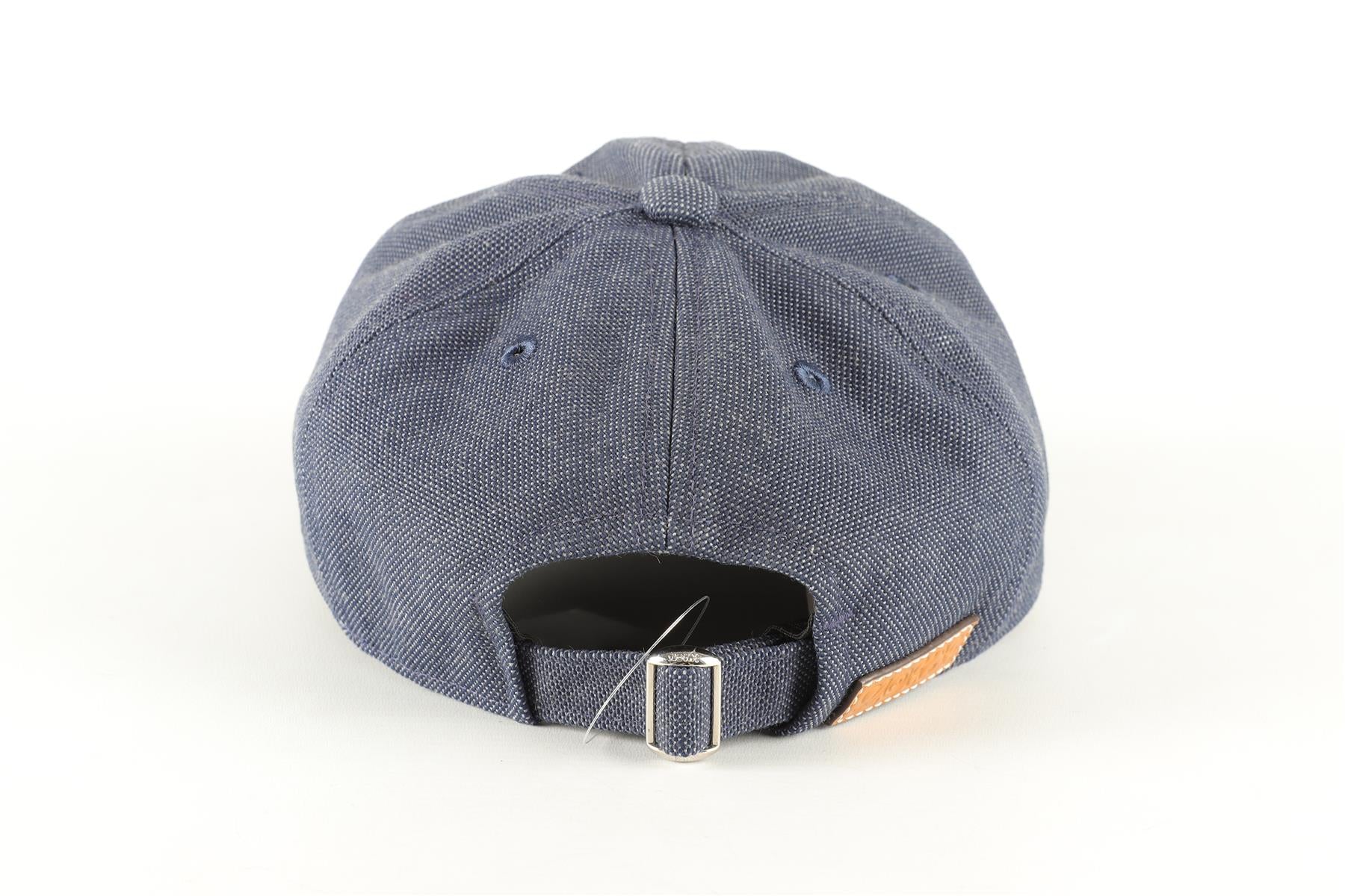 LOEWE NAVY COTTON BASEBALL CAP ONE SIZE - Image 4