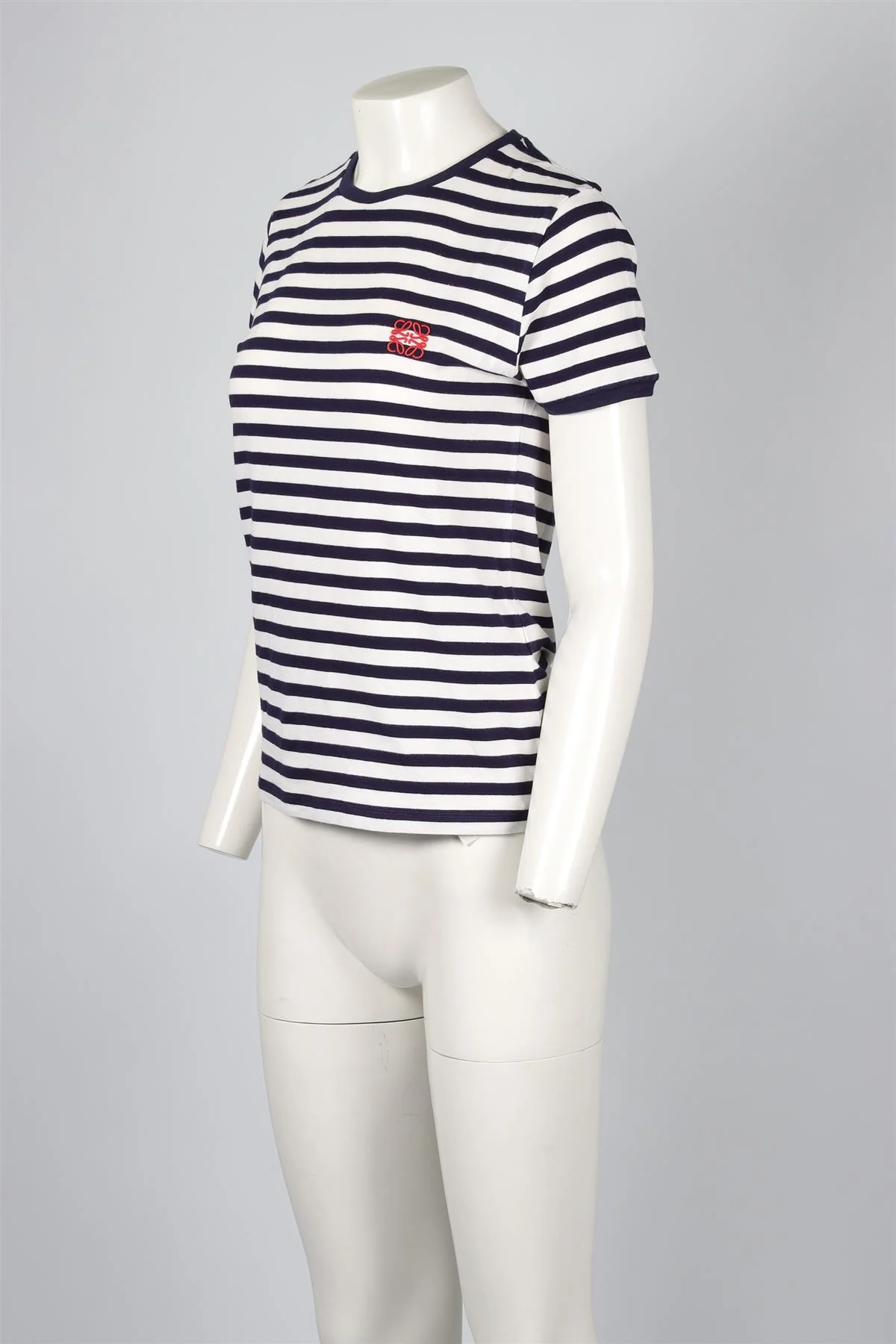 LOEWE NAVY COTTON T-SHIRT MEDIUM - Image 3