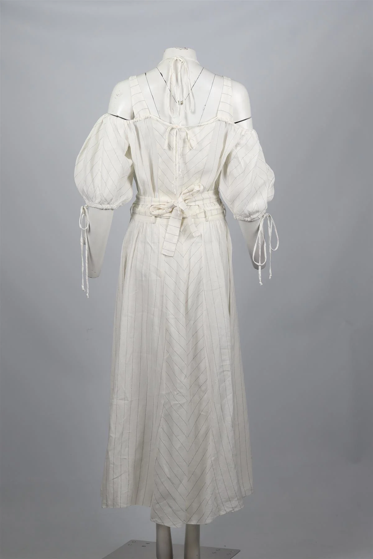 LOEWE + PAULA'S IBIZA LINEN BLEND MAXI DRESS FR 40 UK 12 - Image 4